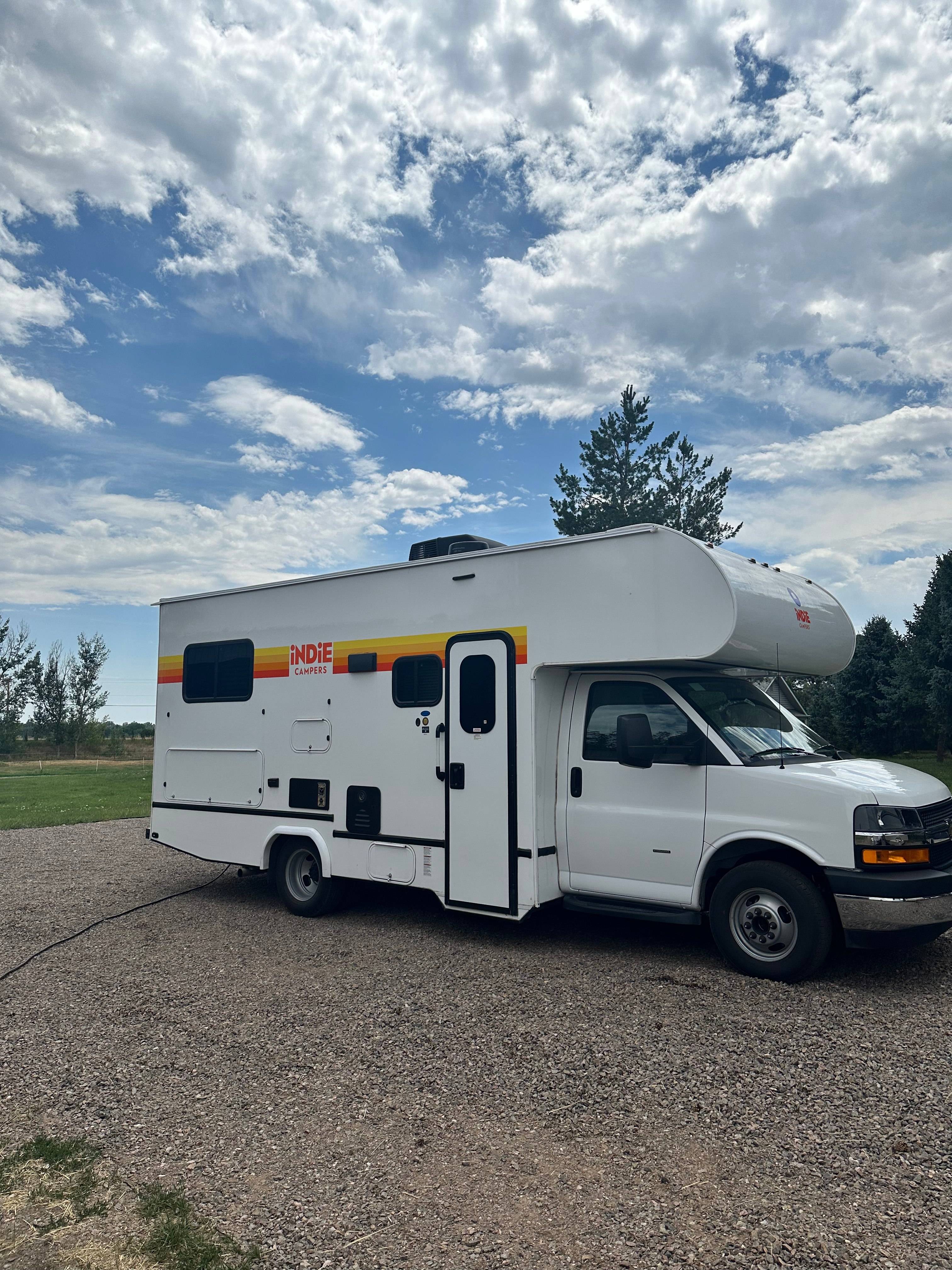 Private one camper site 