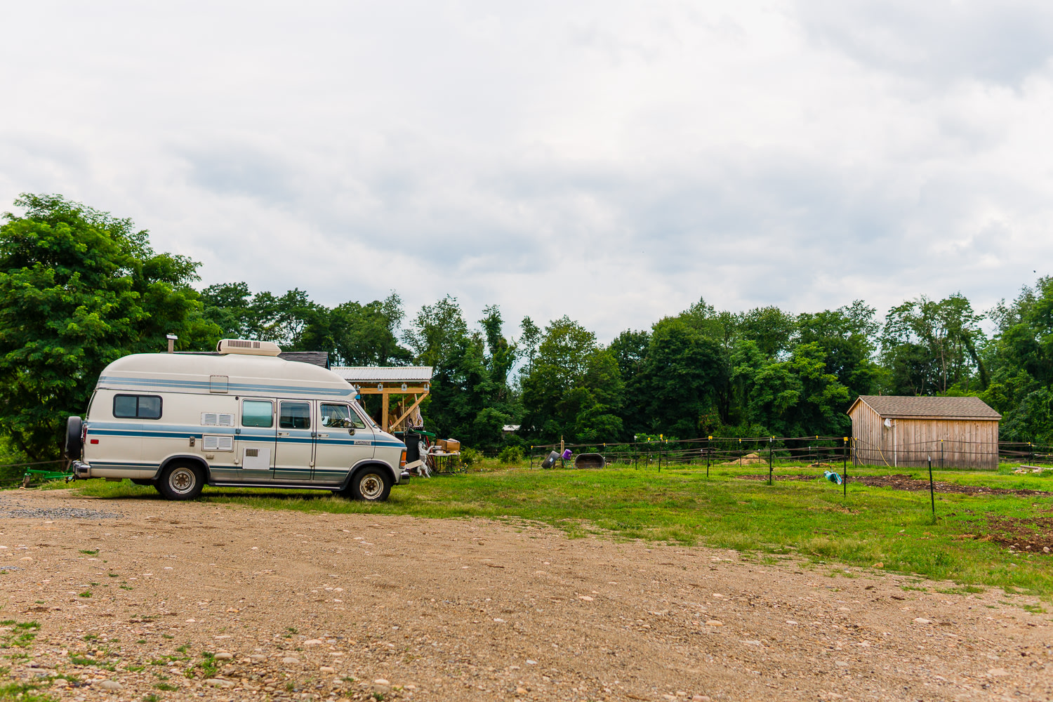 The main RV parking spot