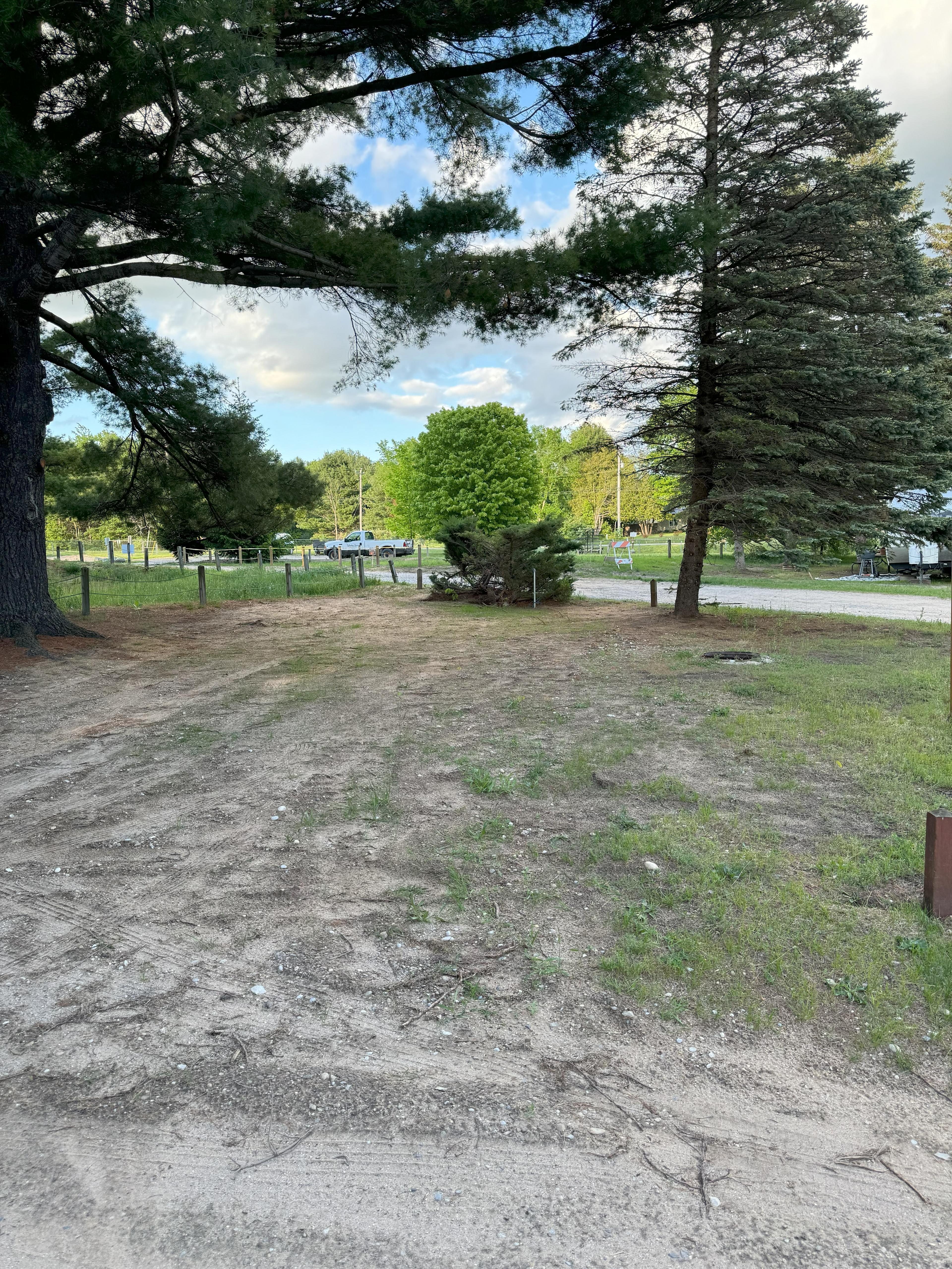 Our point of the pines site located between site #28 and site #30