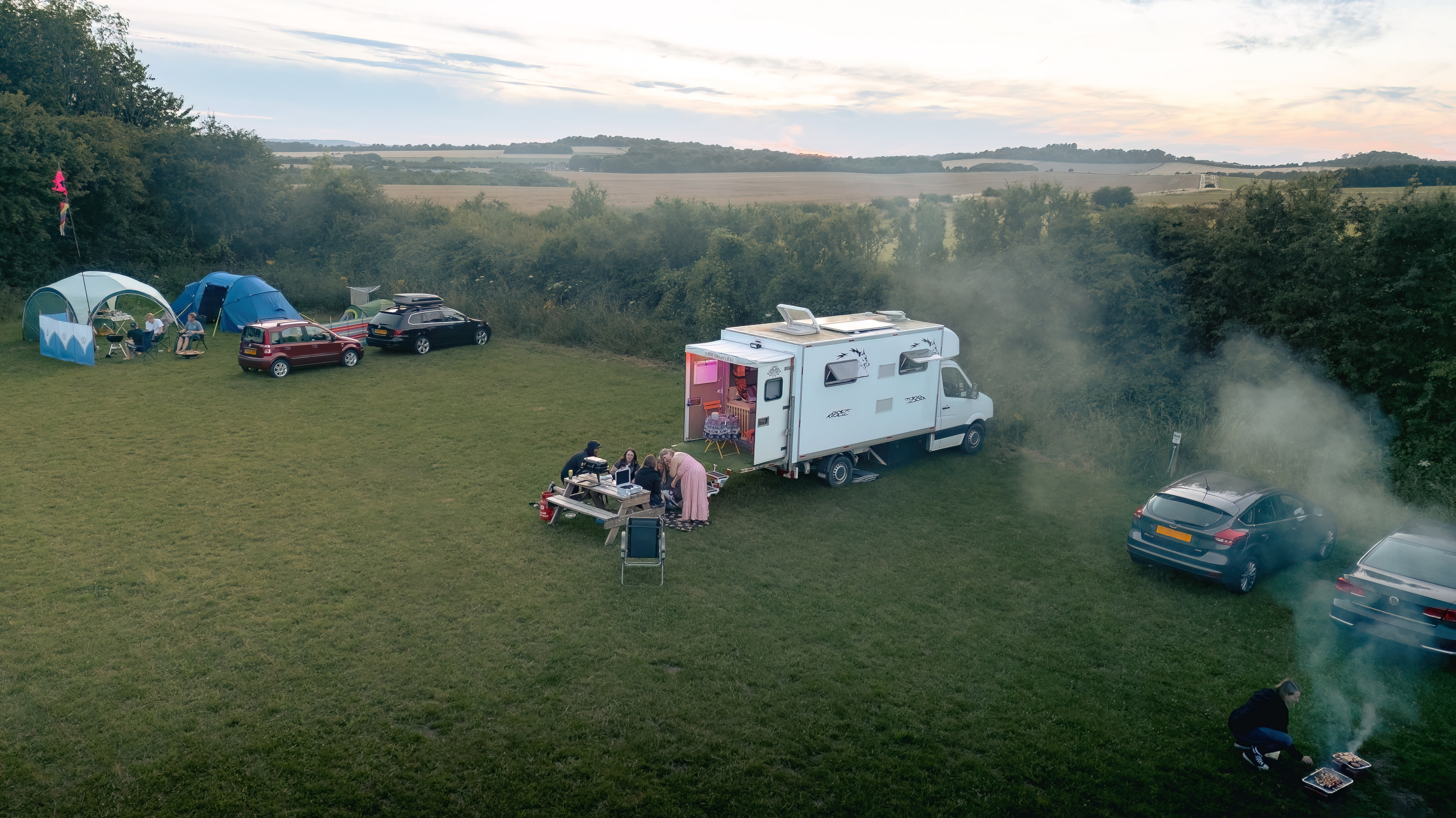 Friendly neighbours and plenty of space.