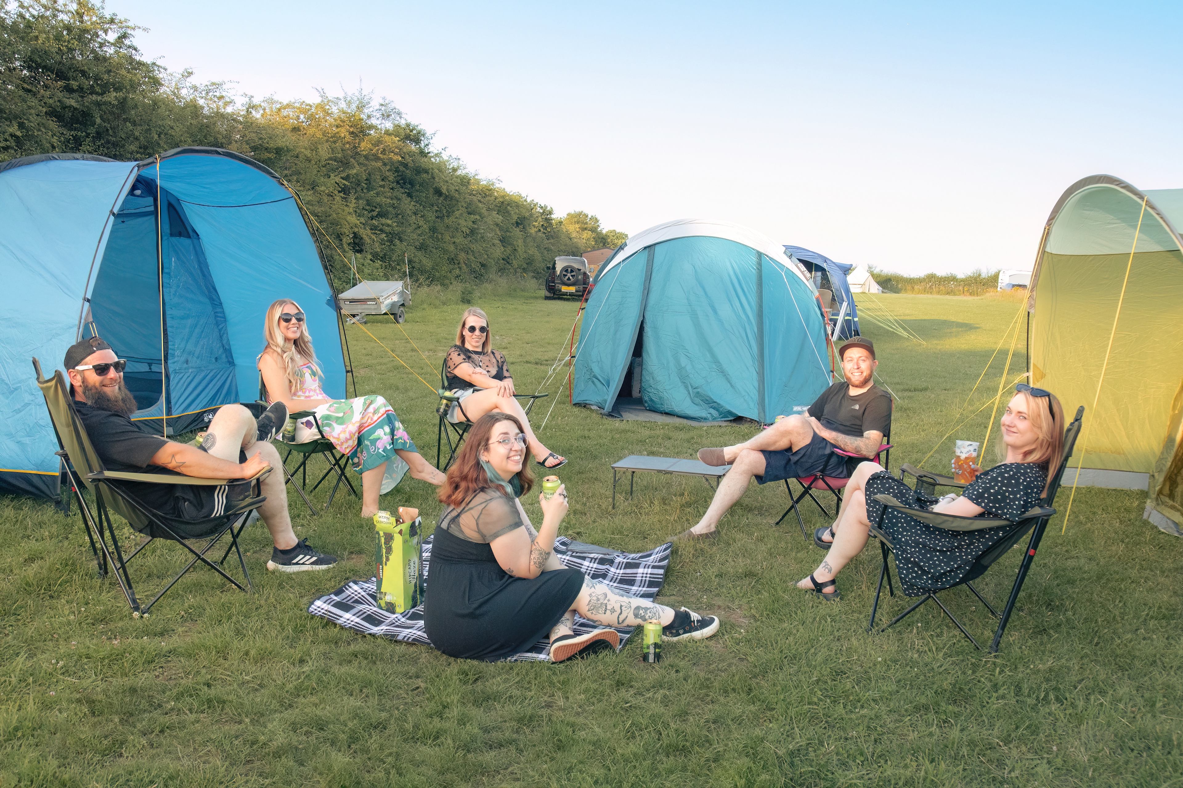 Good times spent with friends camping.