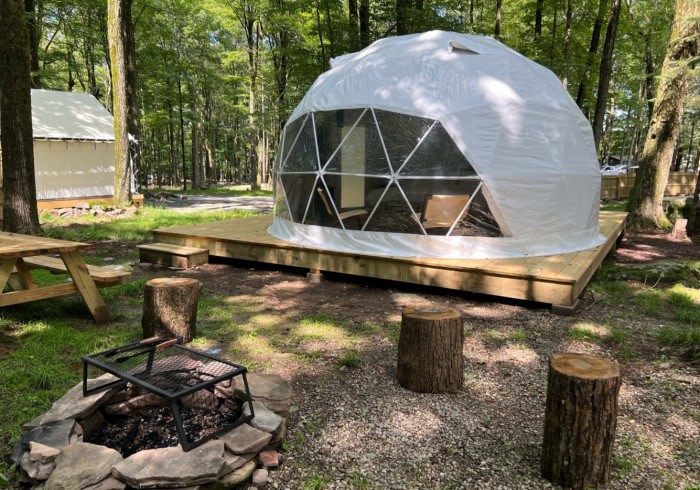 Modern Pocono Mountain Glamping