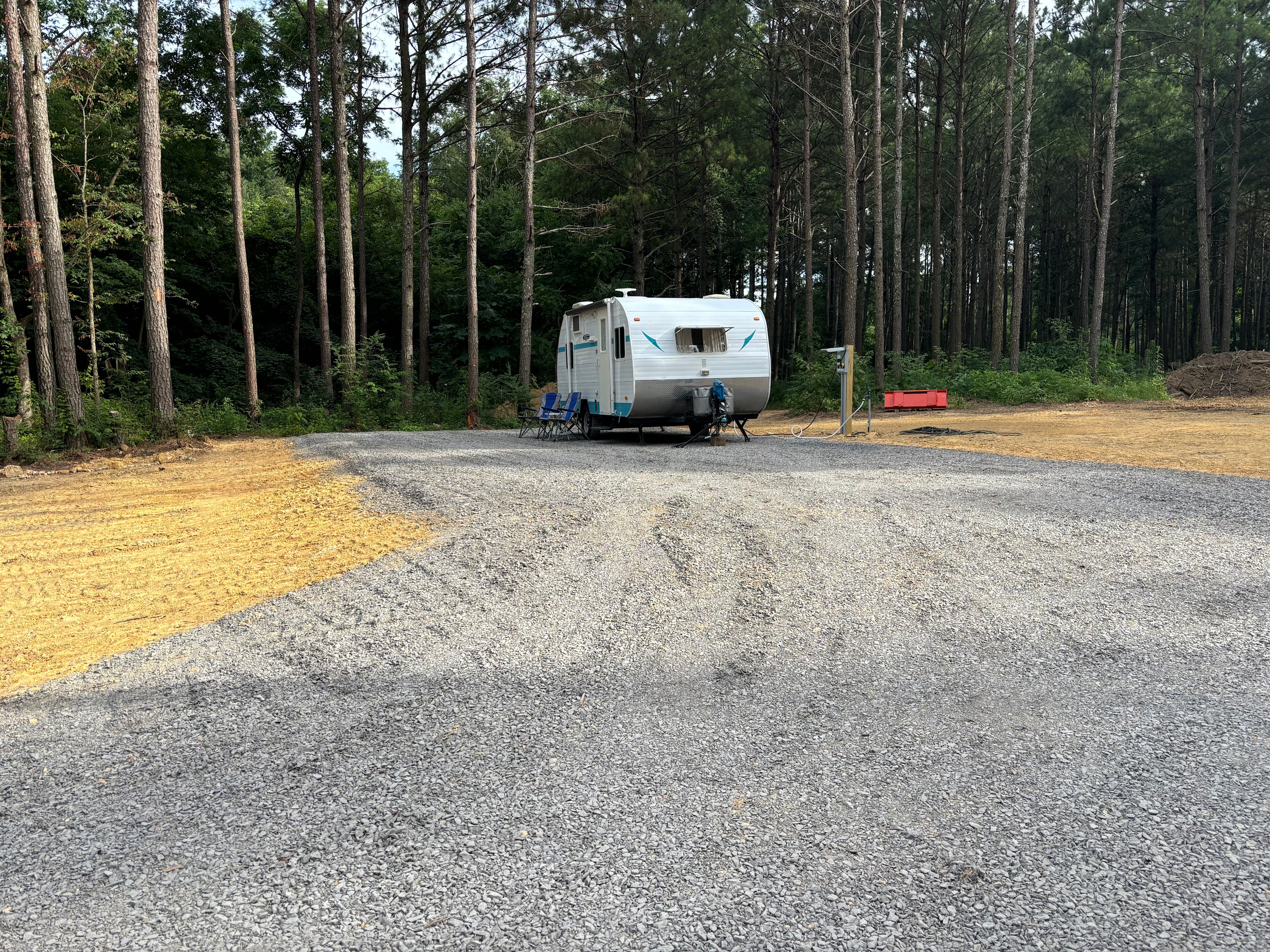 Camping in the woods in Ocoee
