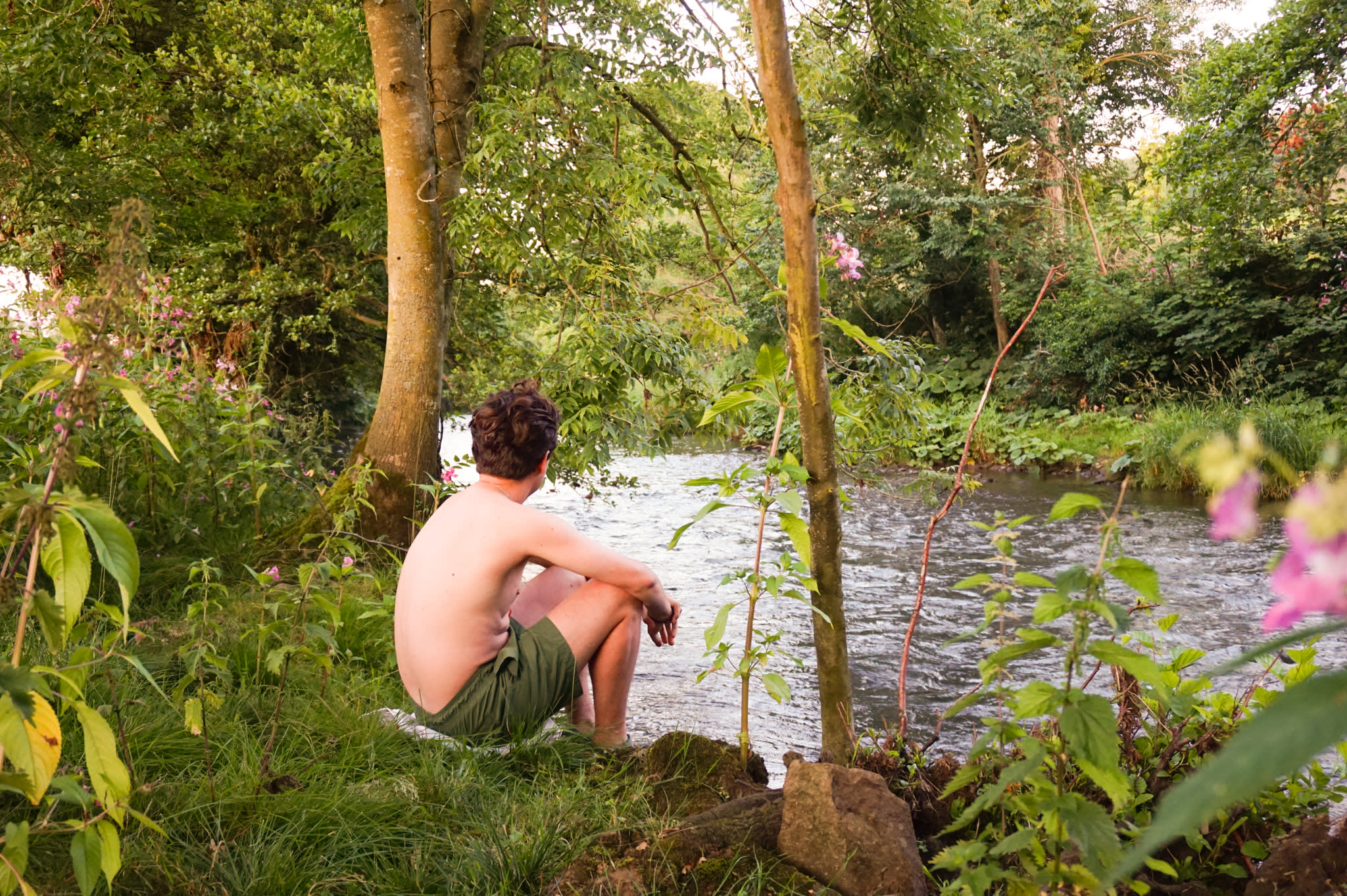The river has plenty of shade to sit back and relax