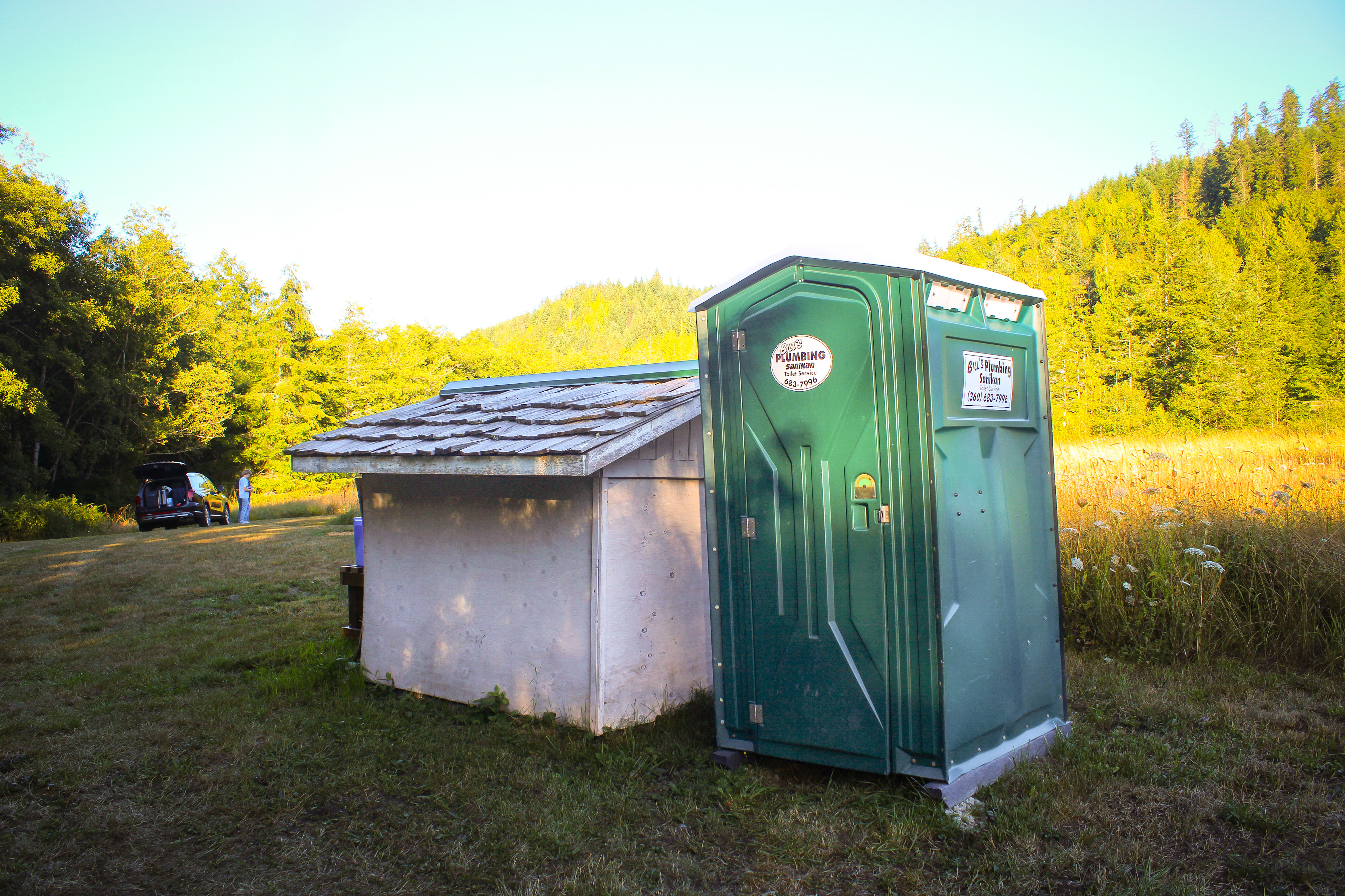 There is a bathroom available