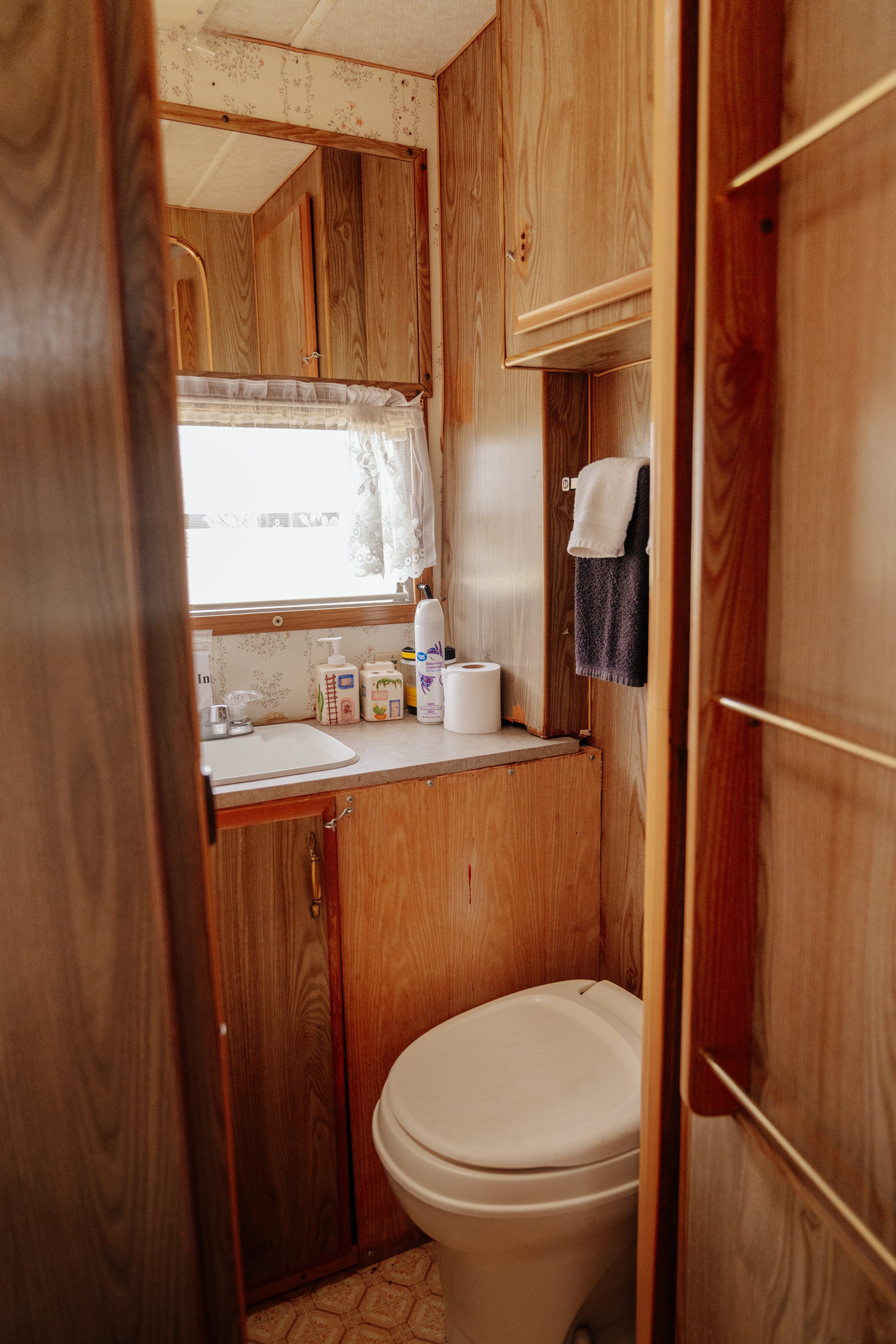 Full bathroom, with a shower!