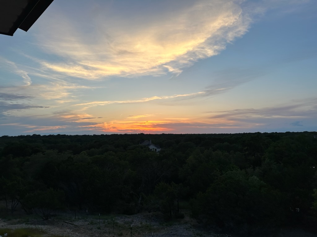 End your evenings with picturesque hillside sunsets