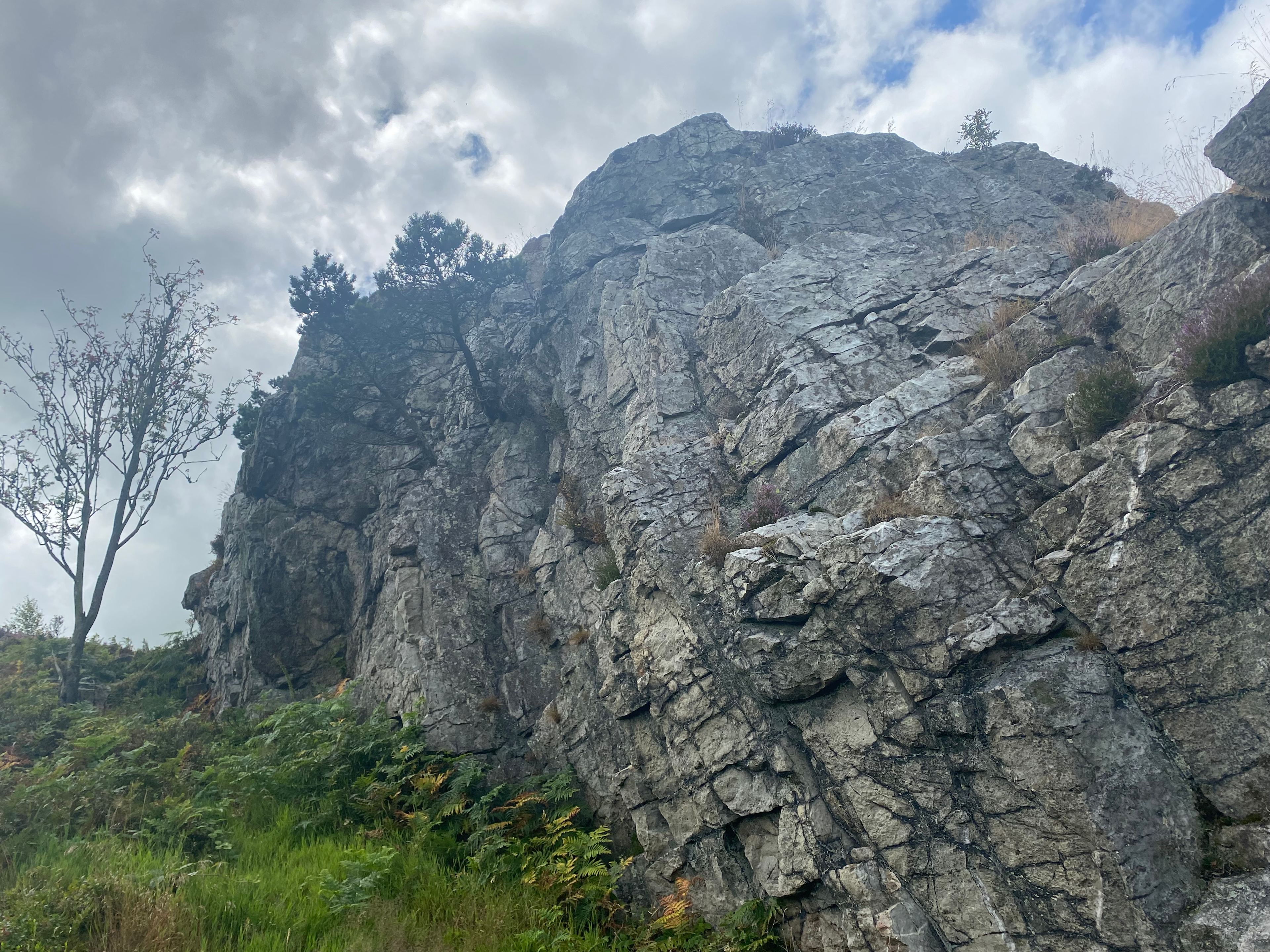 Nipstone Rock is a short 10 minute walk from campsite to top