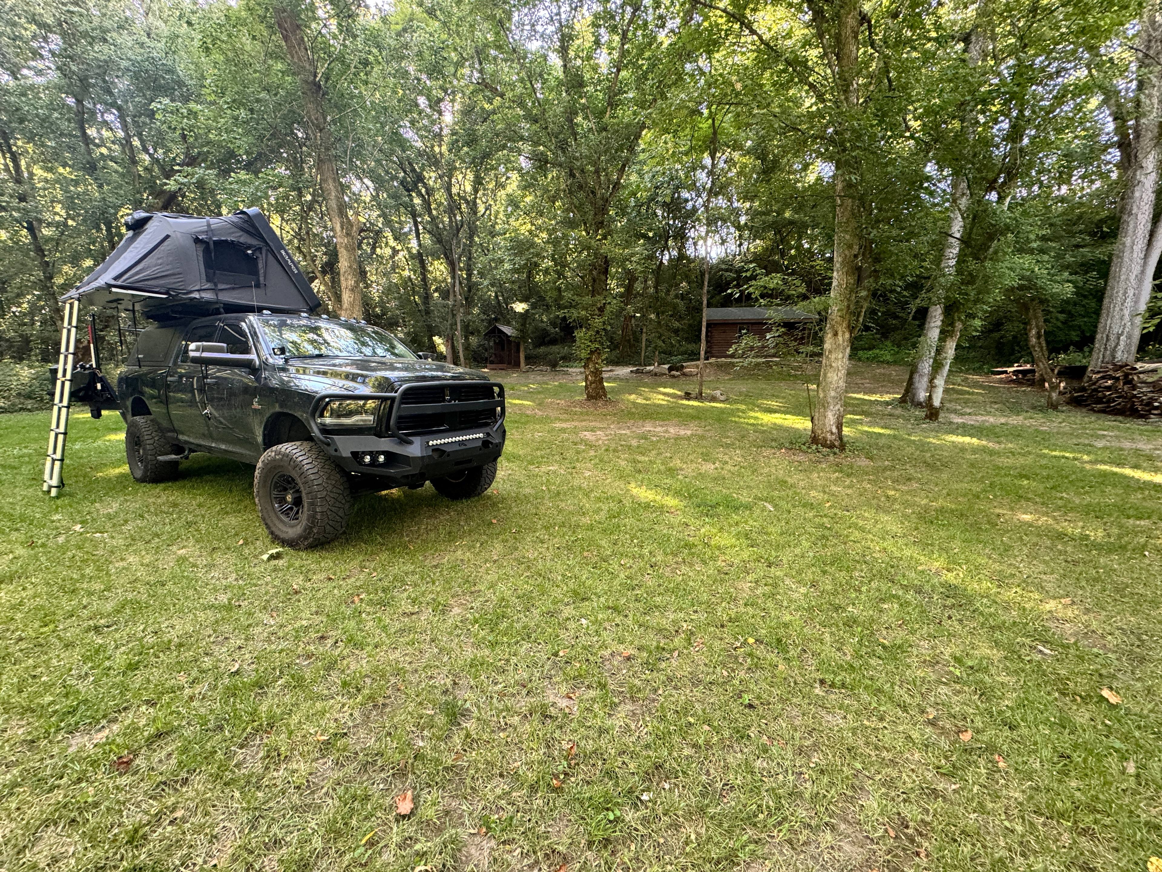 Tent Camping On The River