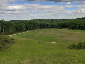 A great view of the rolling hills on one of our hiking trails.