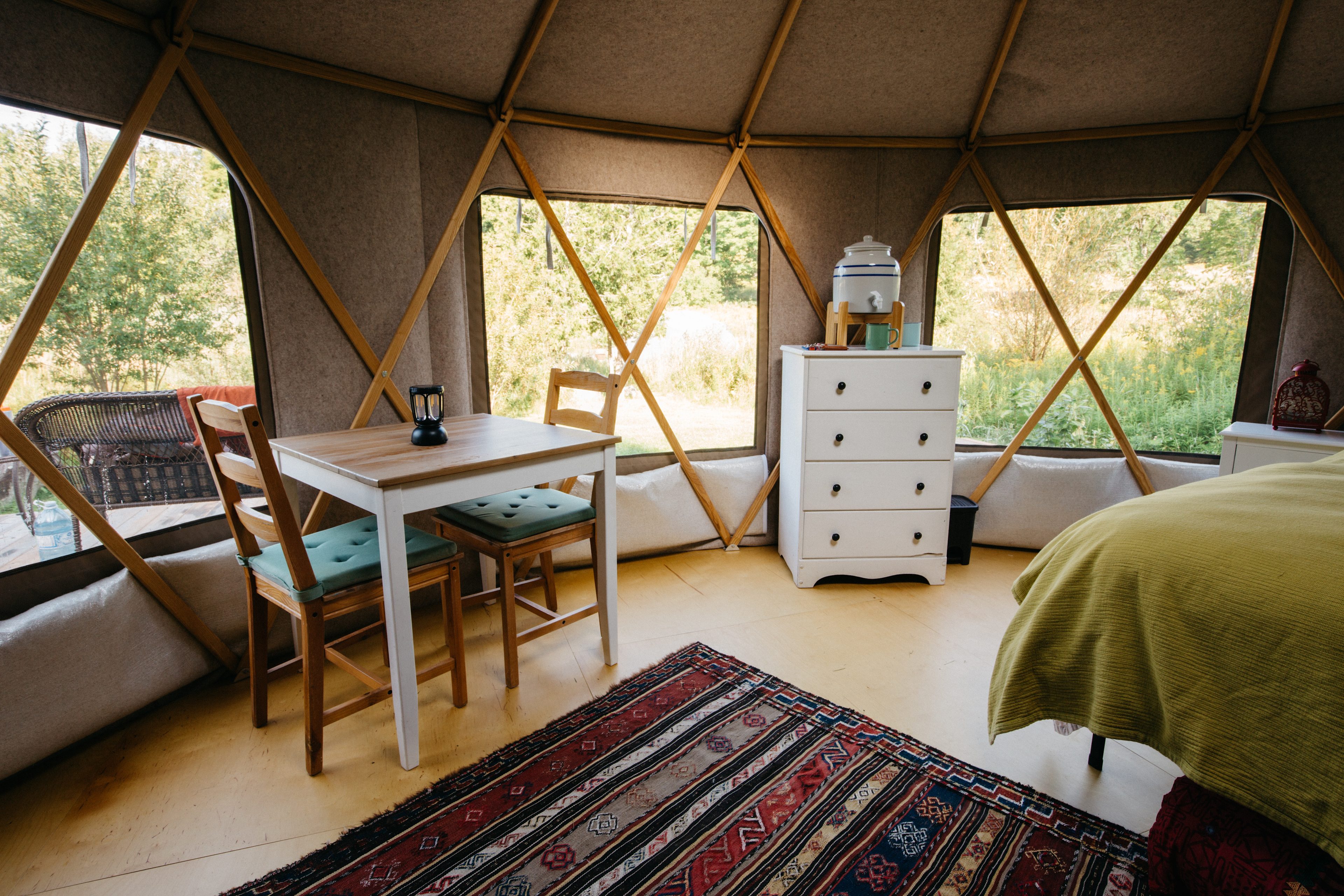 Magical yurt site