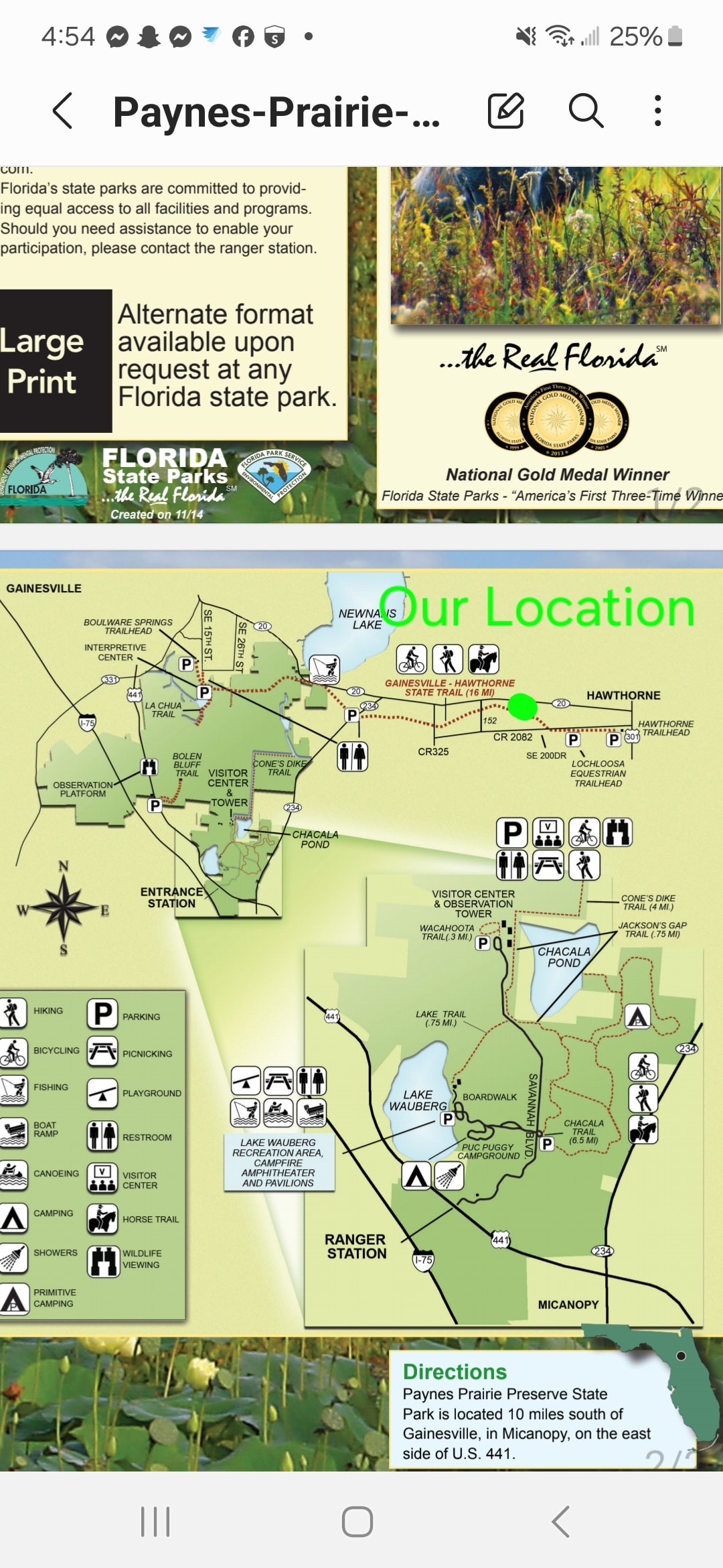 Lochloosa Creek Hideaway + Biking