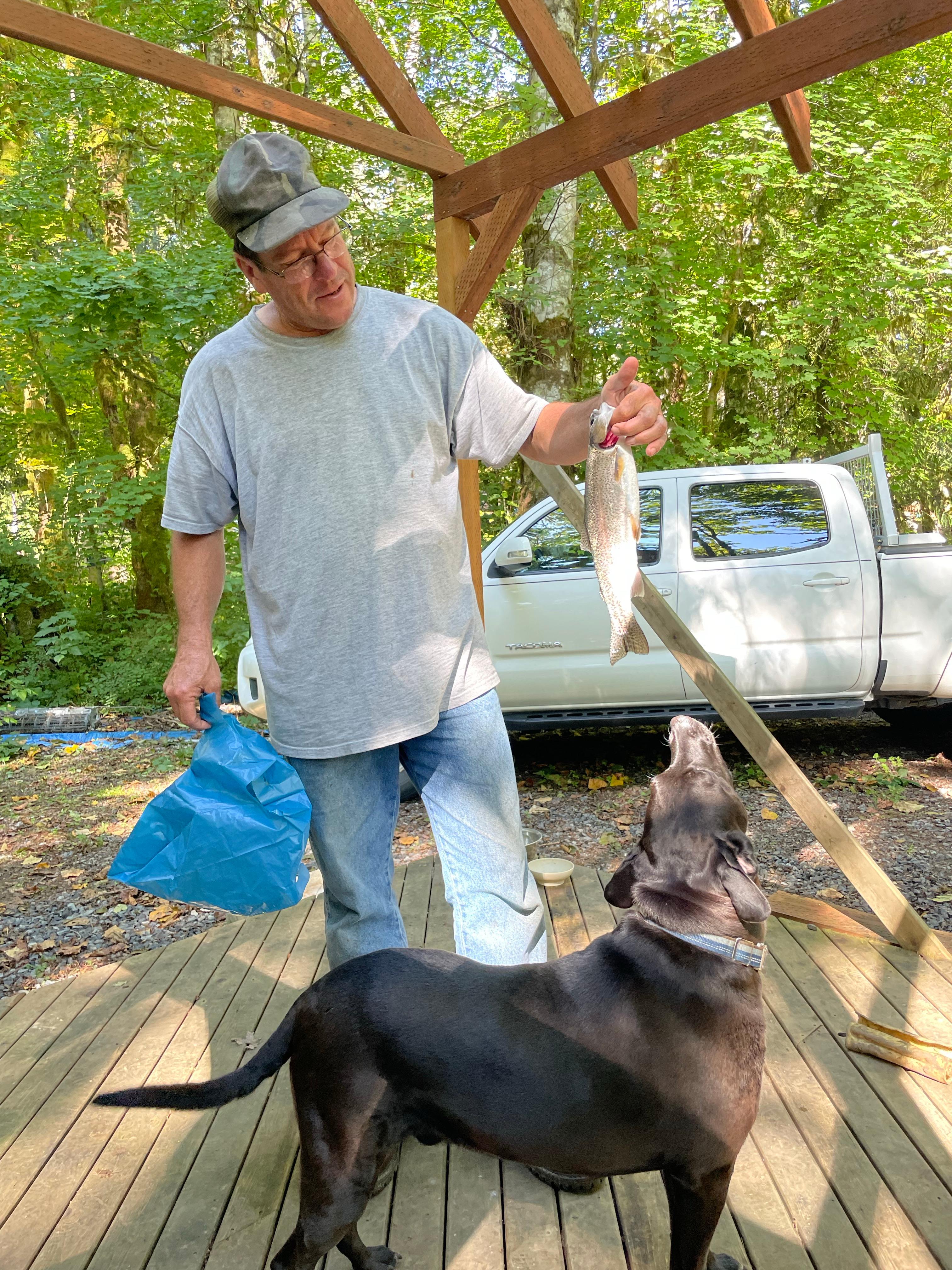 Fresh catch from our neighborhood