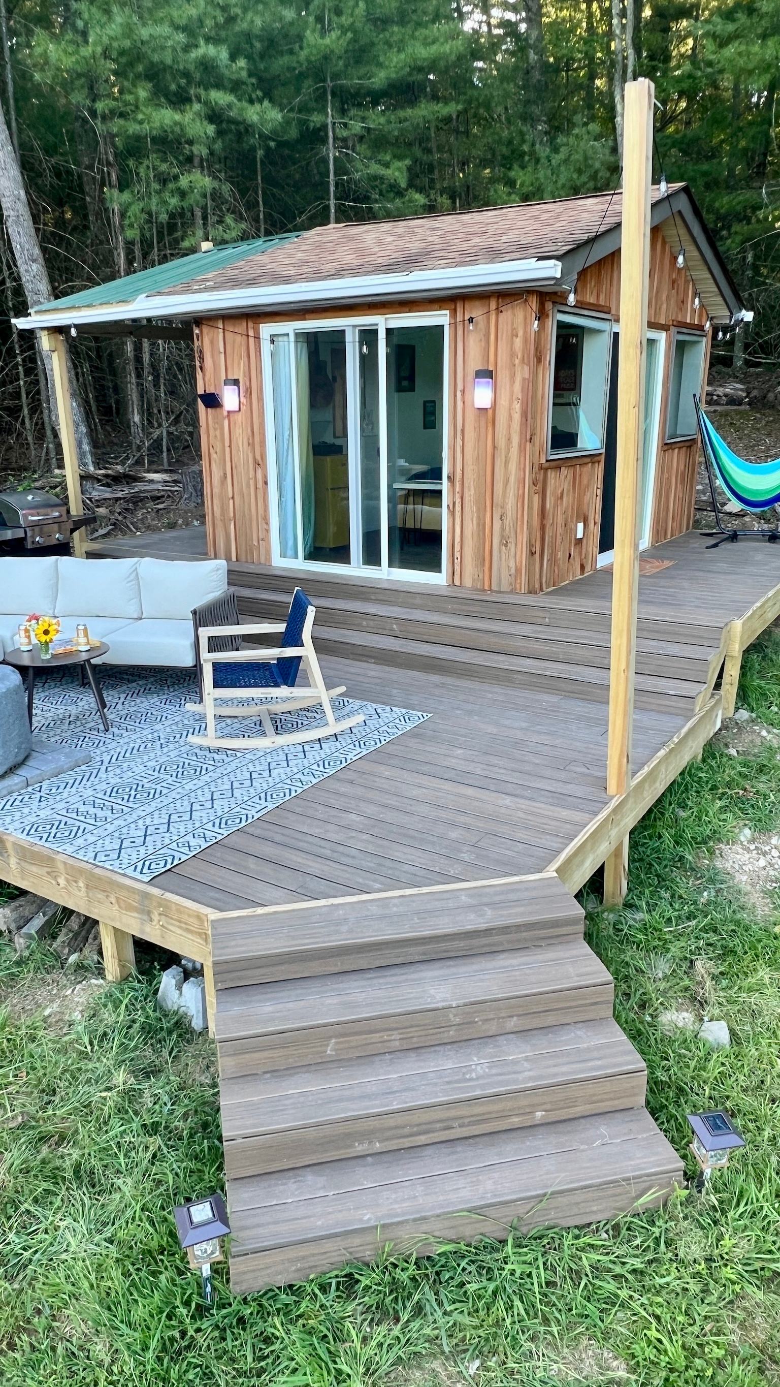 Lots of different spaces to relax and Let the Sunshine In