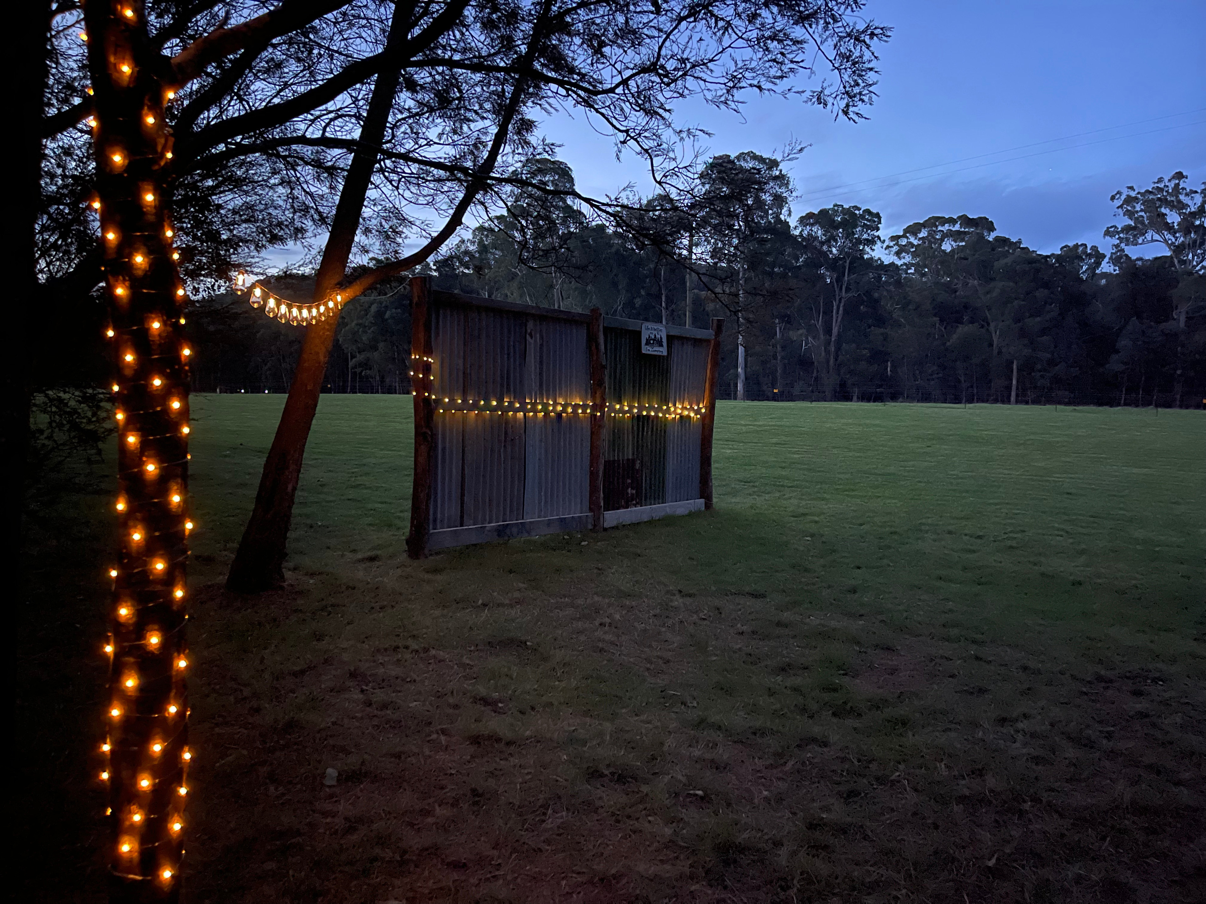 We also have cleared land for playing football or any other games.
Even kicking back on the grass watching the sunset on the mountains. 