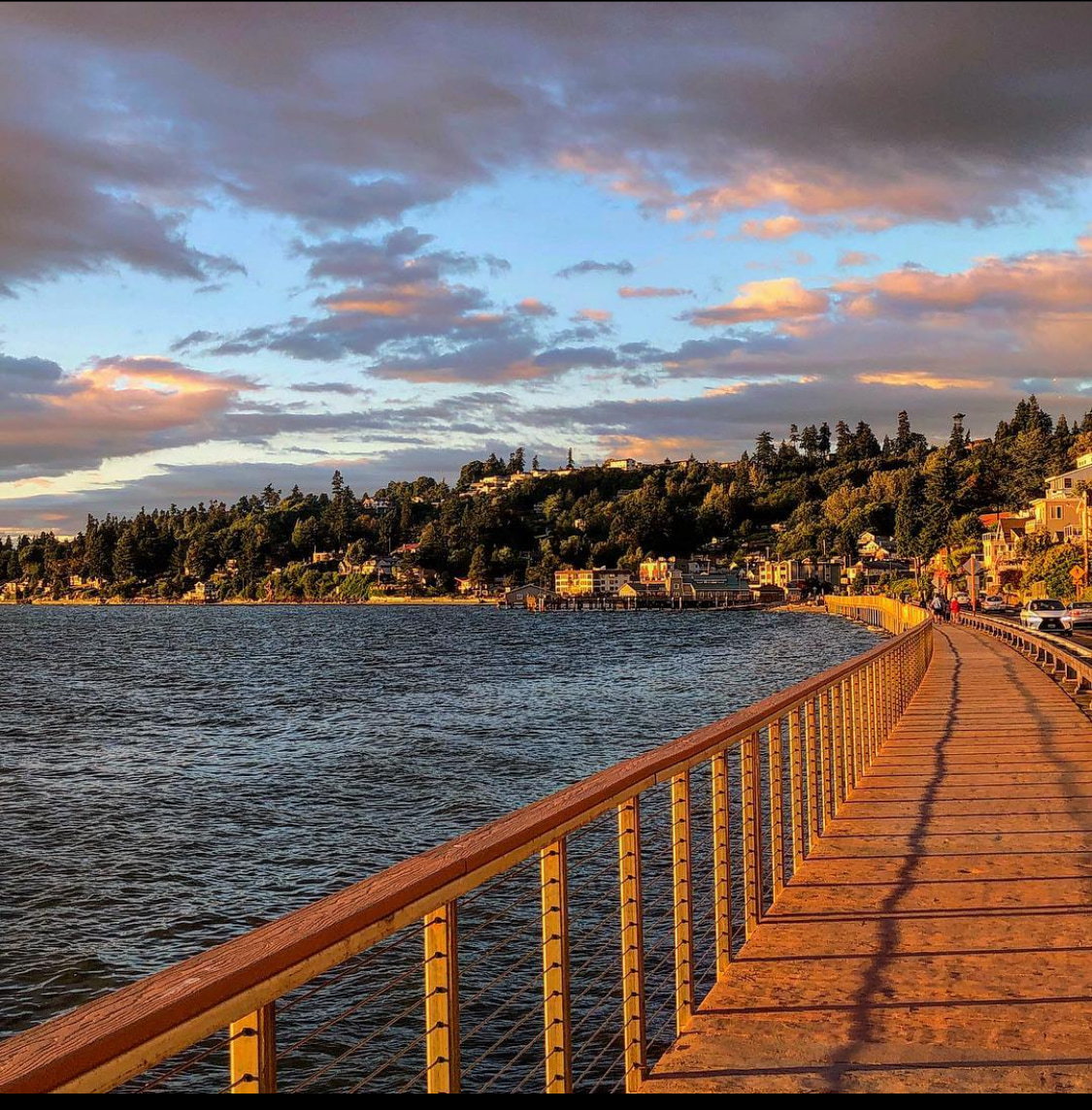 Redondo beach boardwalk is great for a walk, especially at sunset. 
1.6 miles away.  