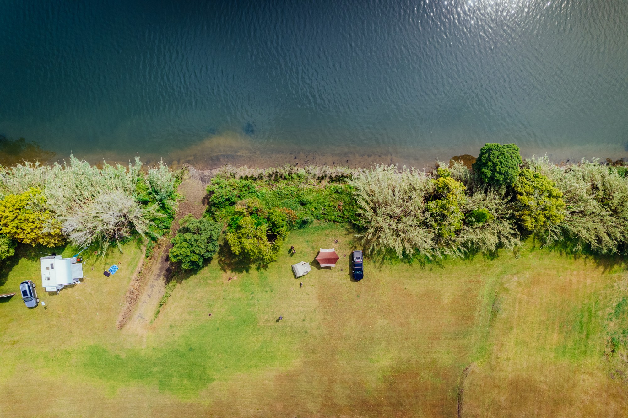 campground views from above