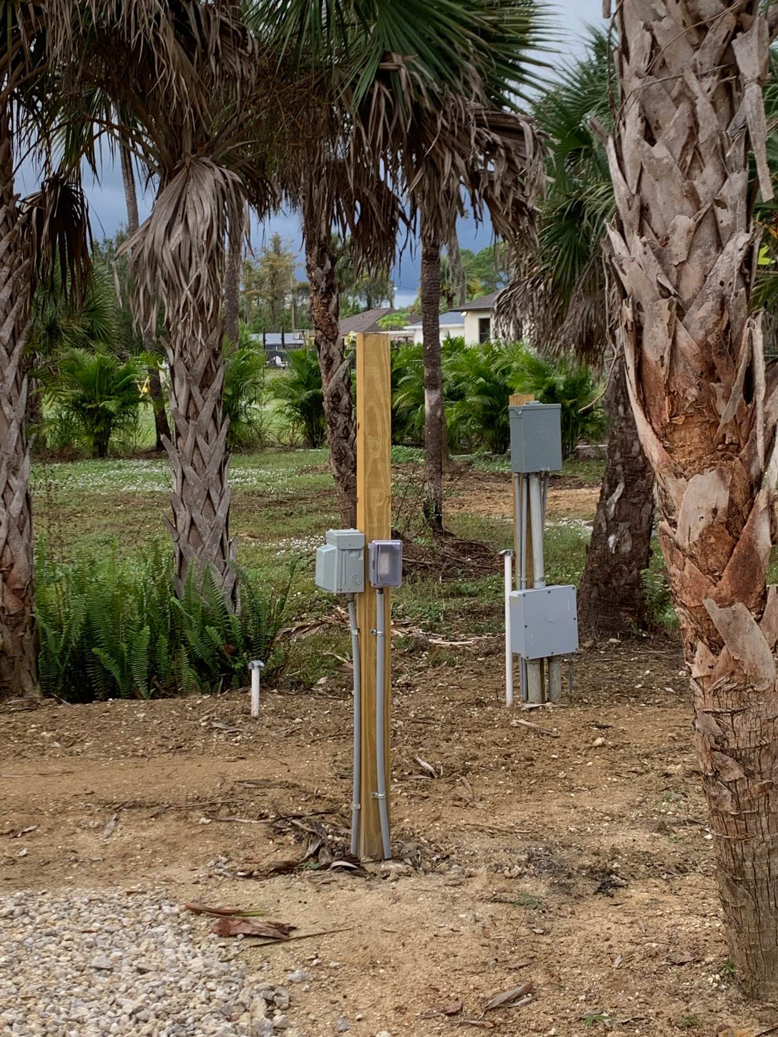 30 Amp service on sites 1-4