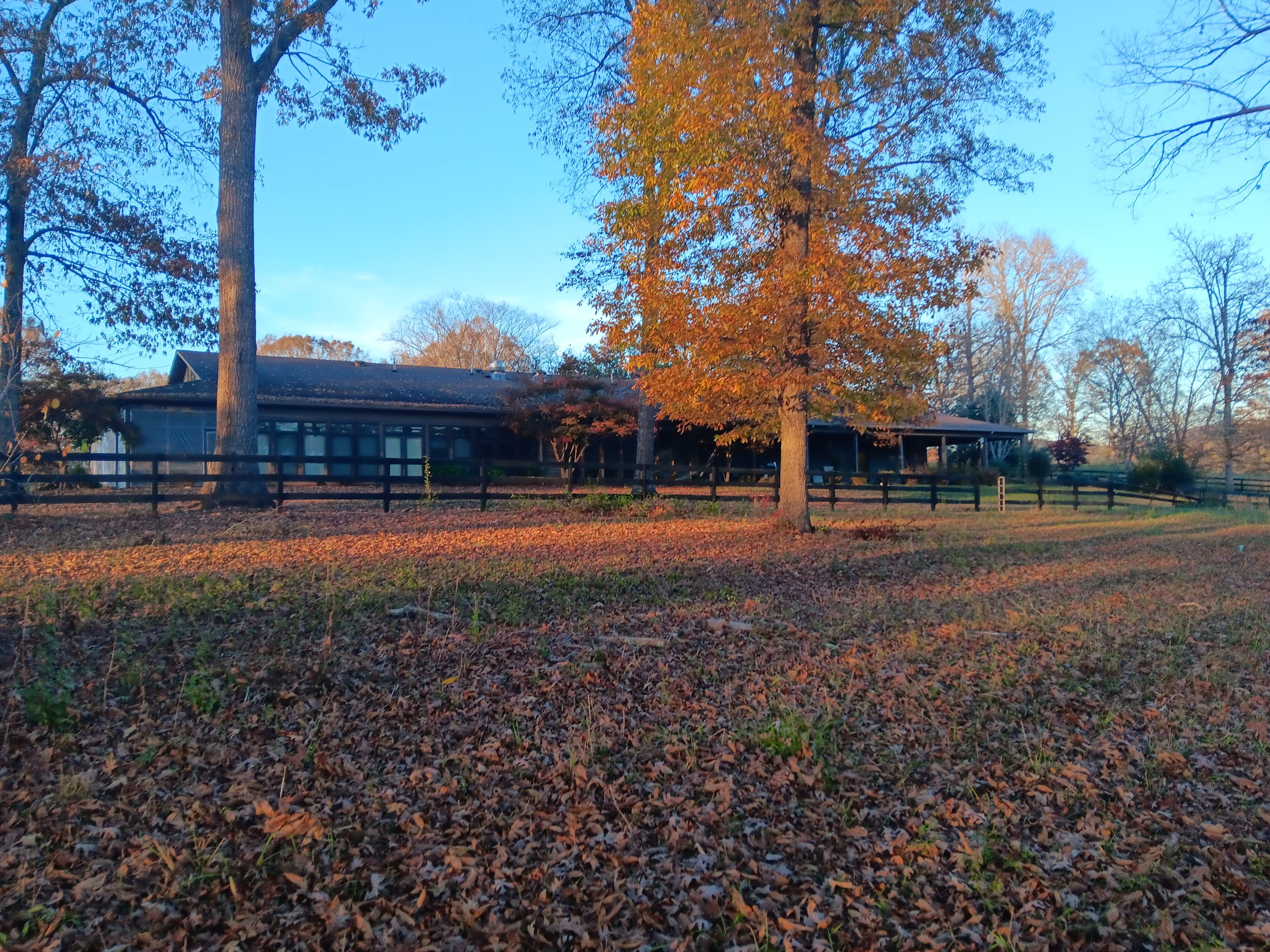 Conference center provides showers bathrooms shelter and fully kitchen refrigerator microwave bbq grills etc 
