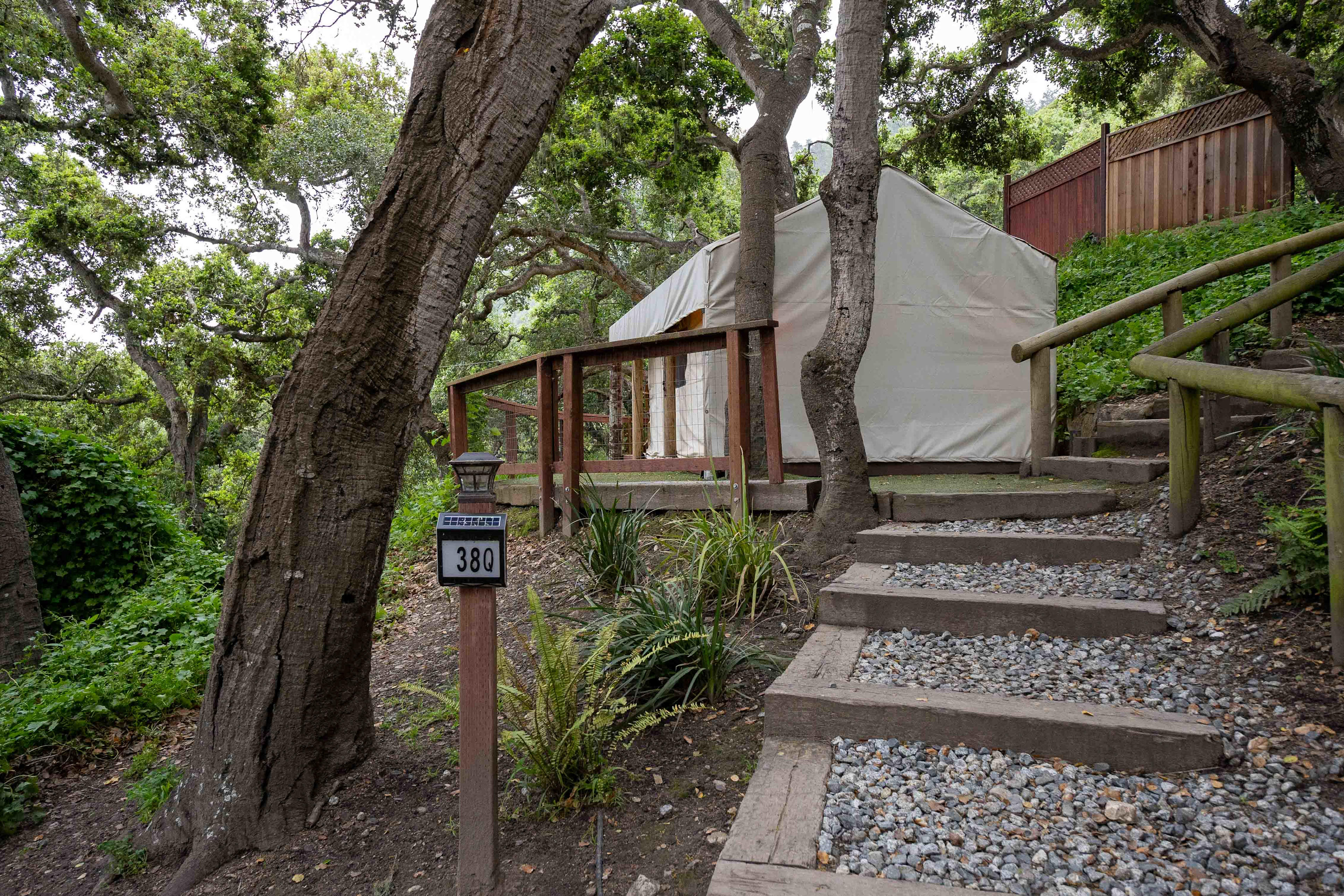 Luxury Tent 38Q entrance