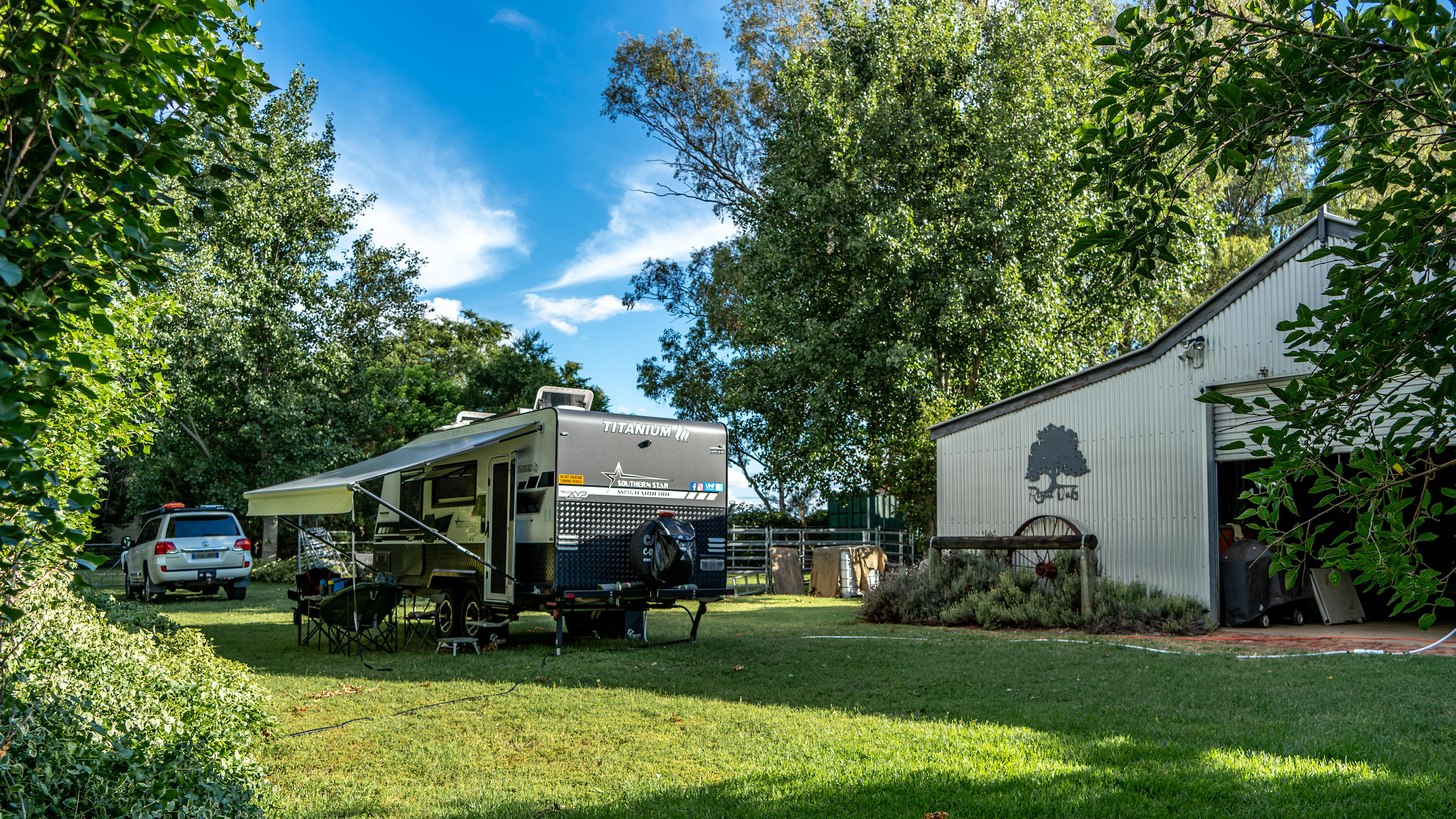 shed with power and water