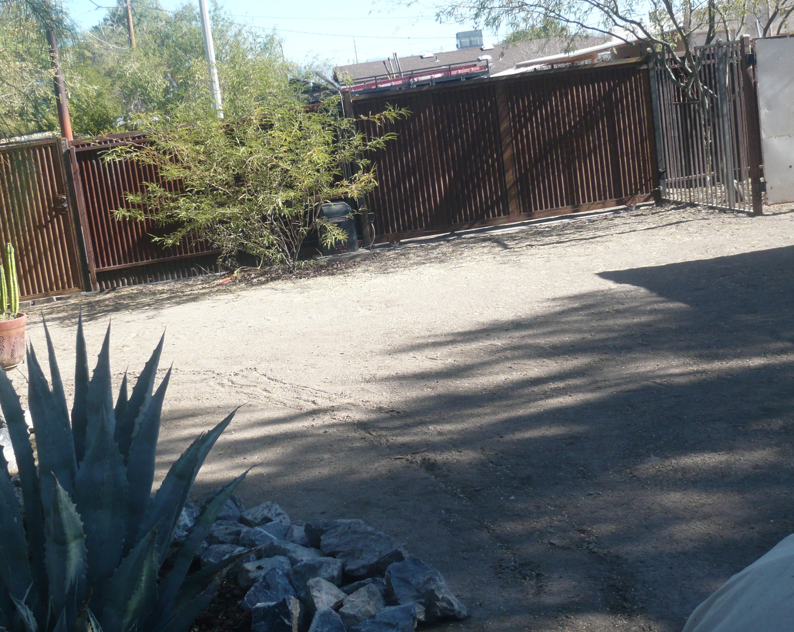 The pad has abundant shade and is a great spot for sunset viewing.  