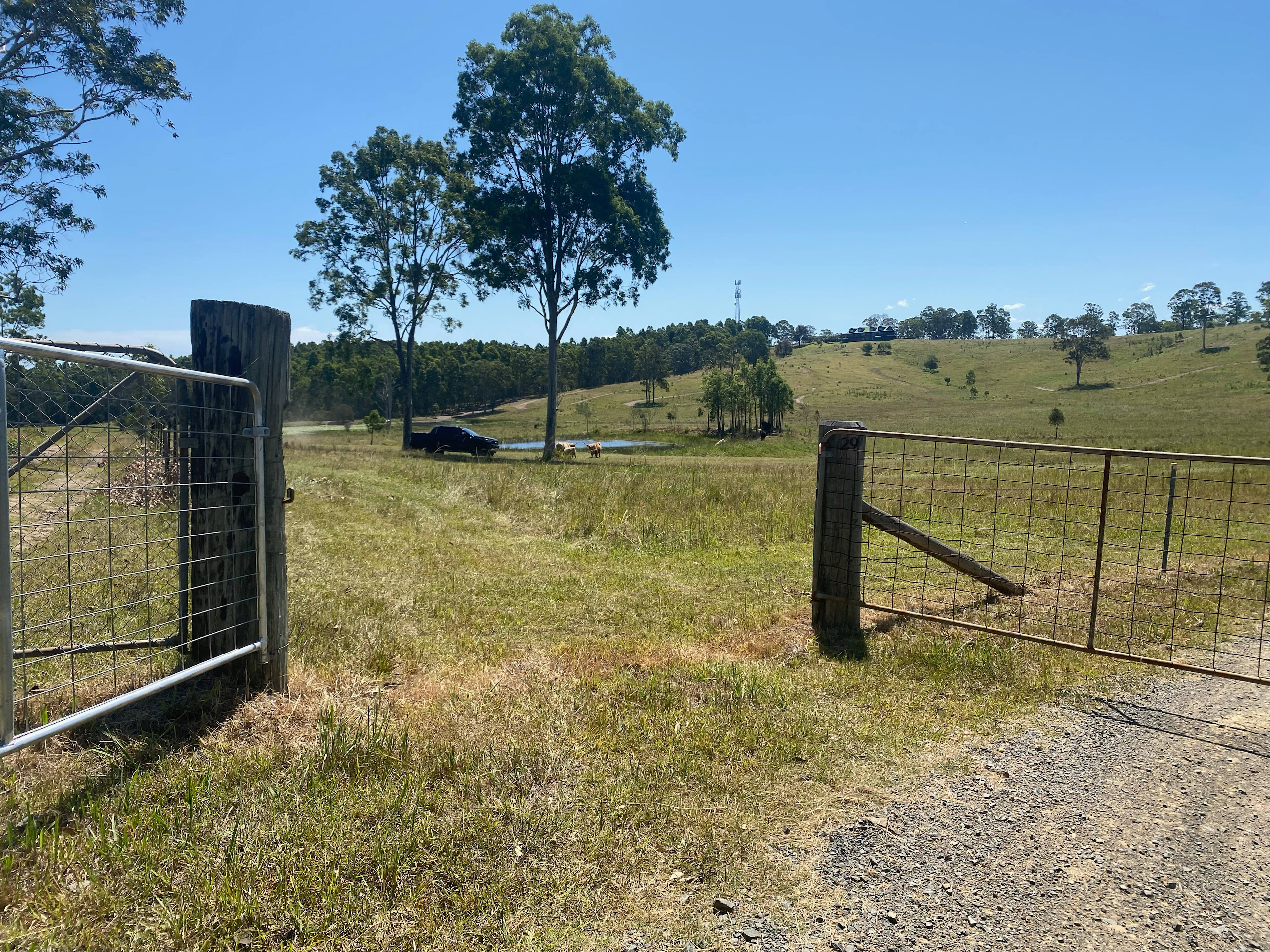 Entrance to Highland View Paddock