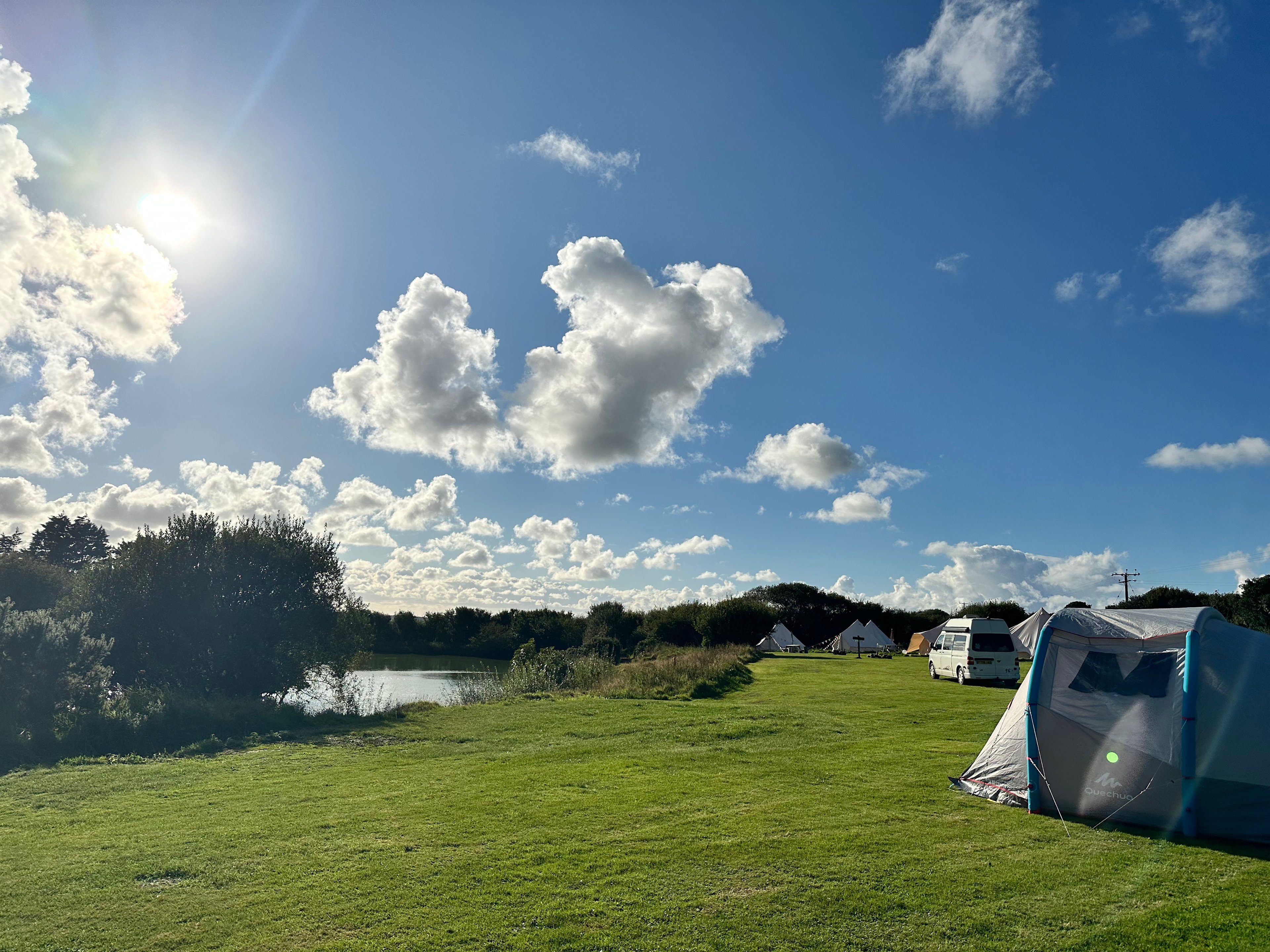 Tregonetha Lake Camping & Glamping