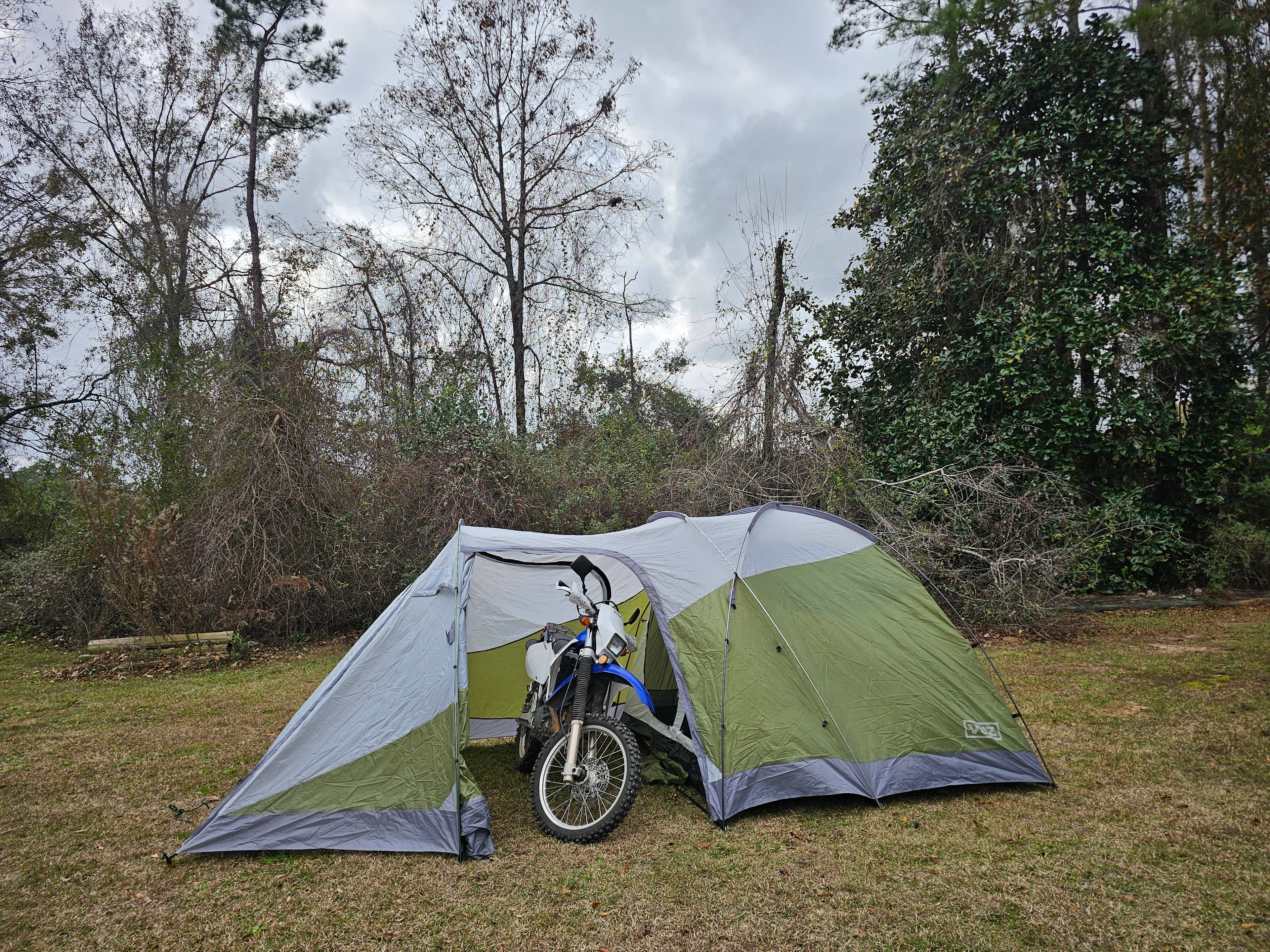 Great camping for the adventure rider seeking a quick overnight break.