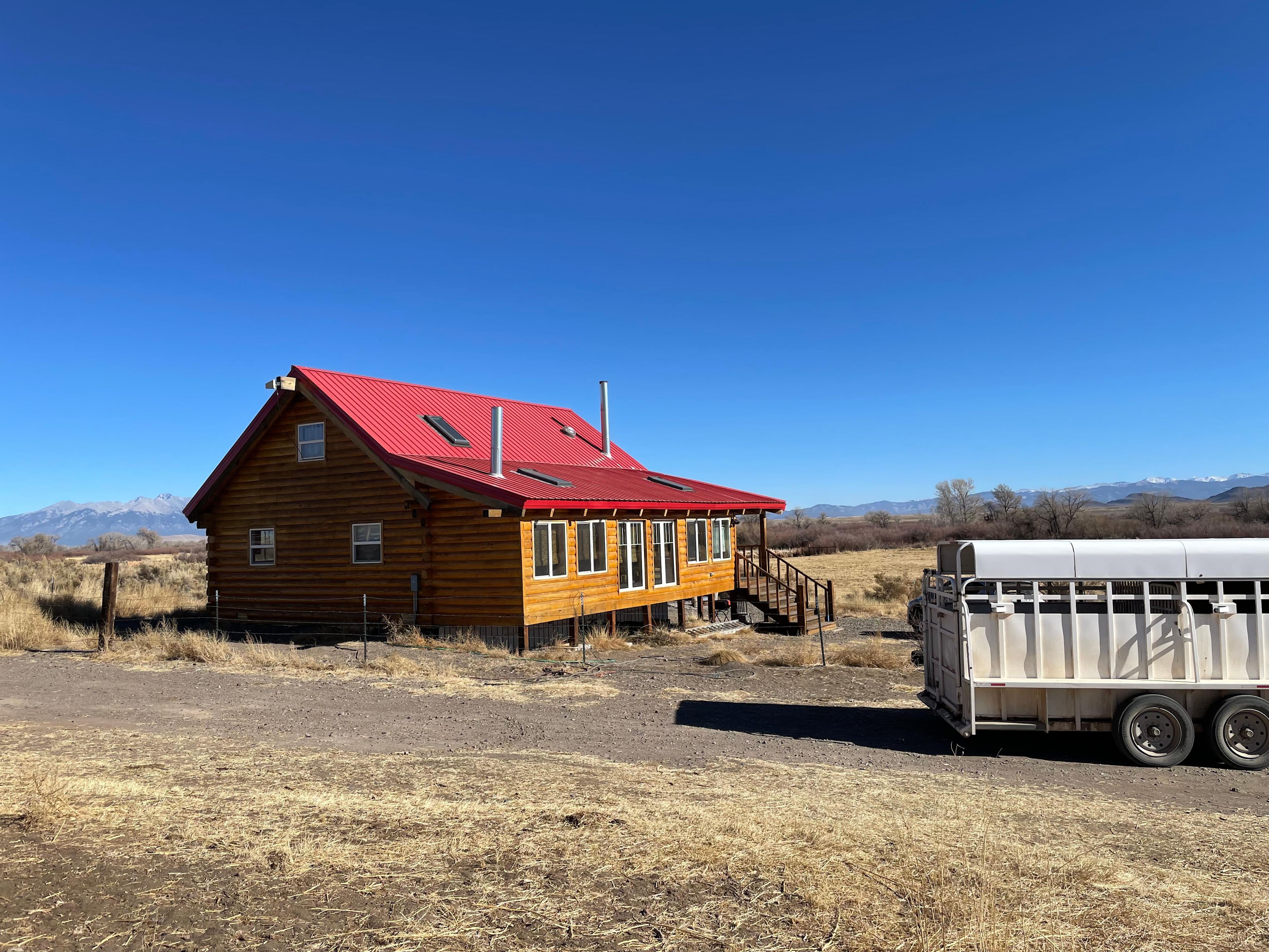Rustic cabin in the San Luis Valley