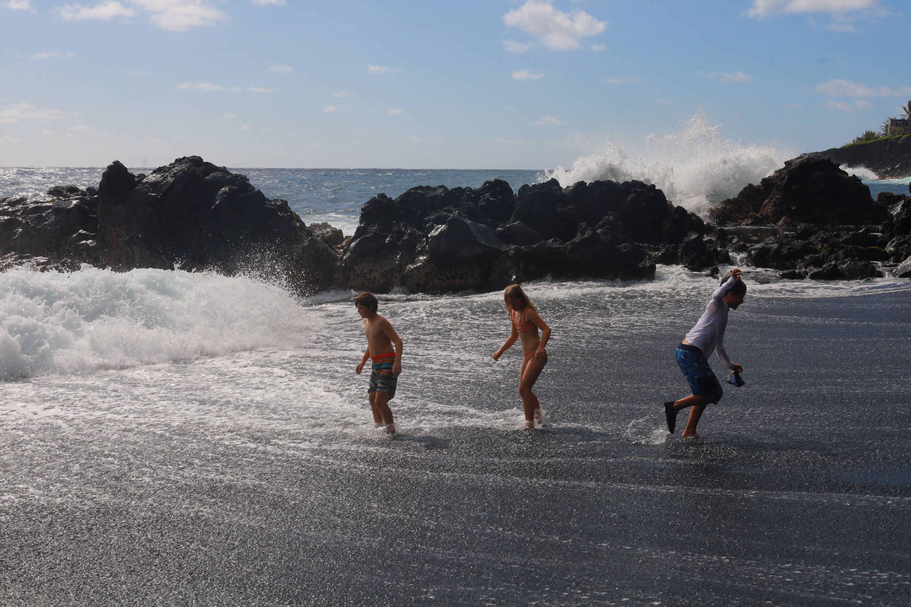 Black Sand Beach Bungalow +Swim Spa