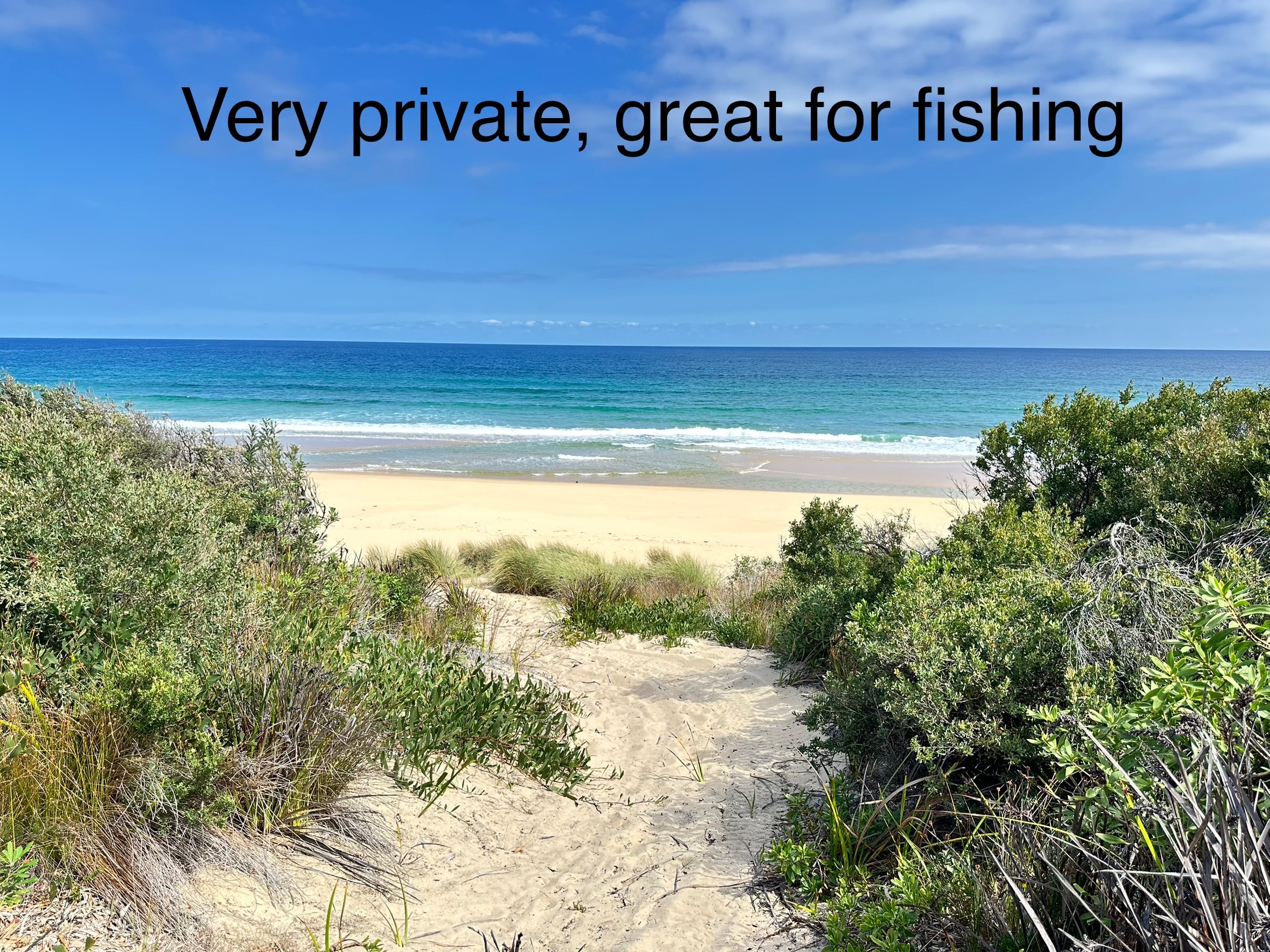 A short walk from the campsite 