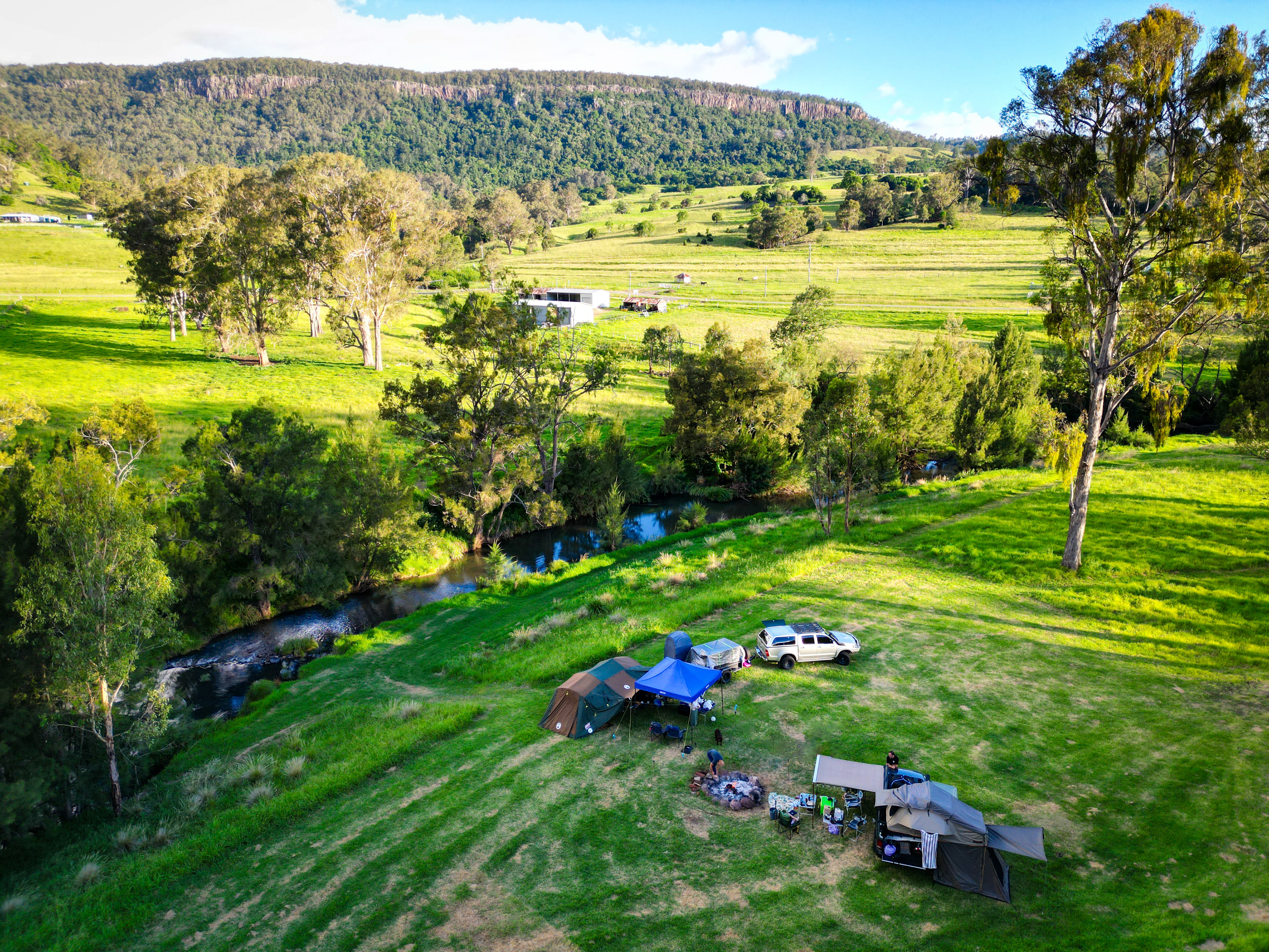 beautiful mountain views from camp