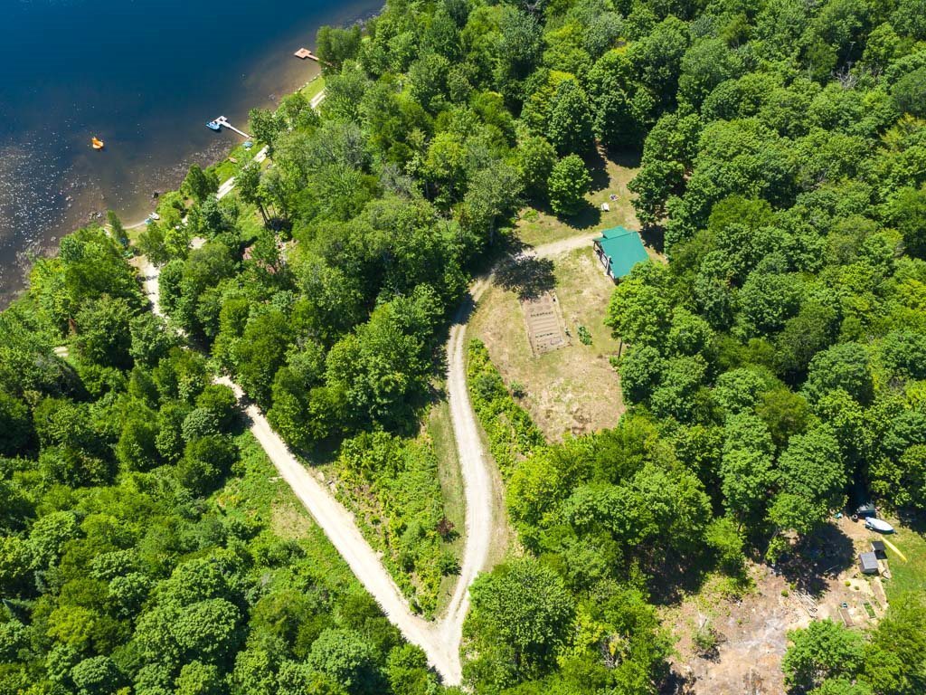 Quiet Green Mountain Lake Camp