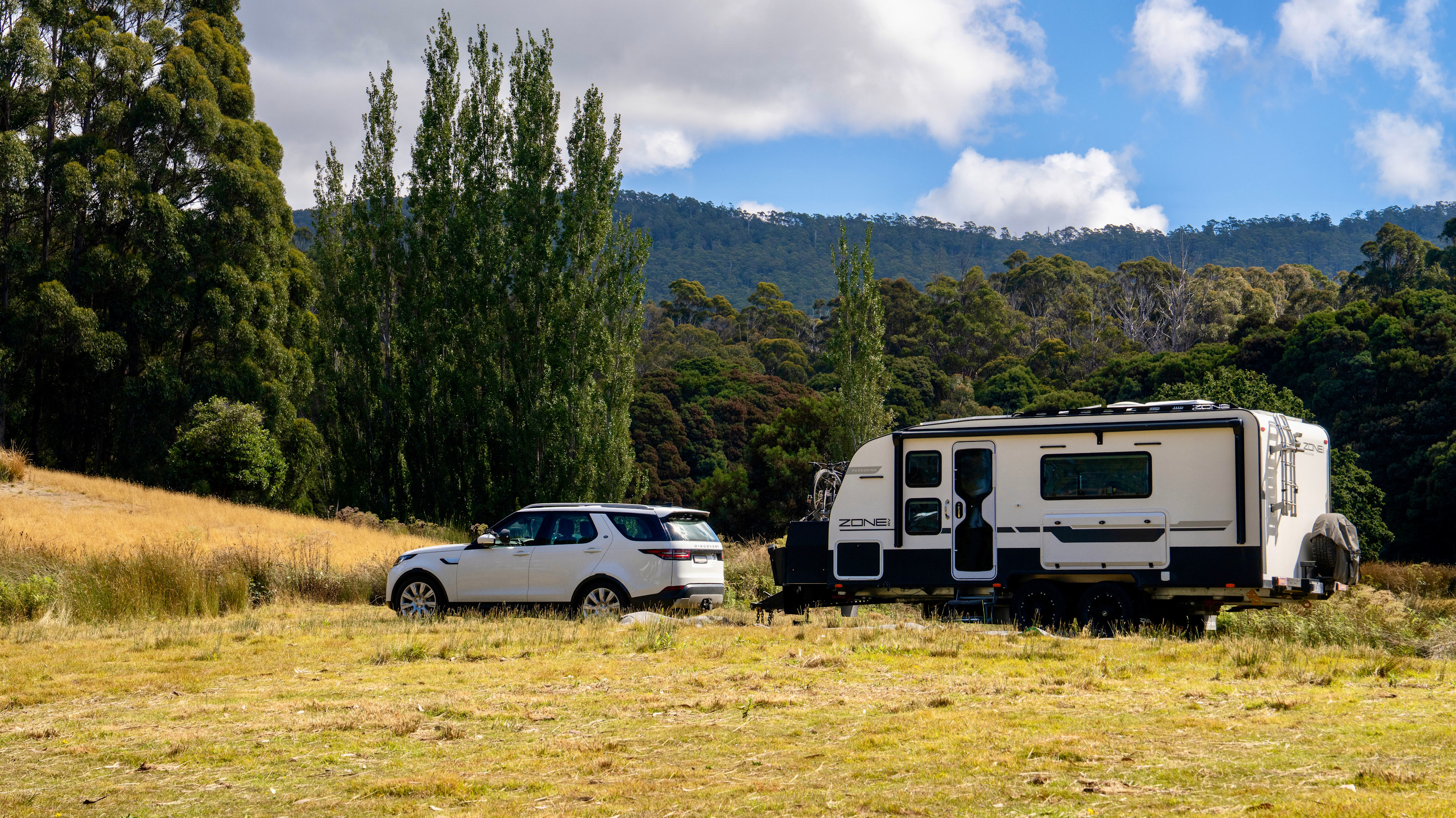 We were at the top of the hill on the back of the property