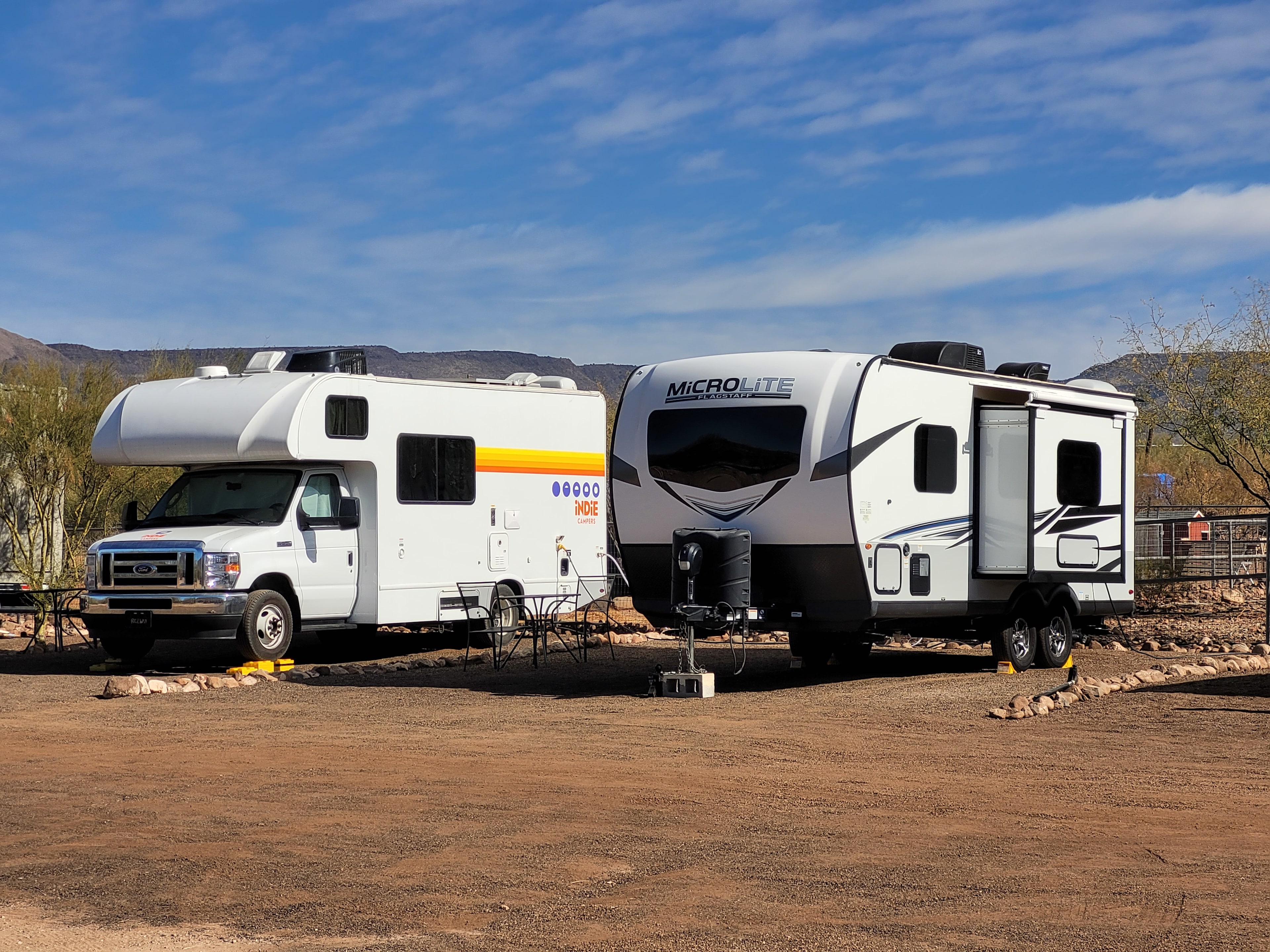 Two of our Large RV Sites