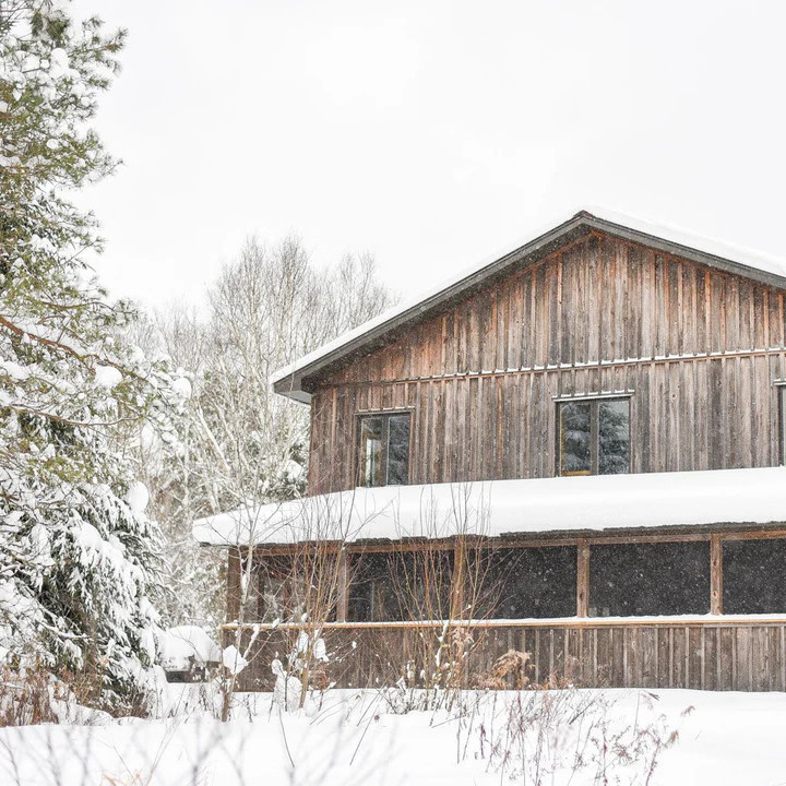 Winter Escape Lodge on 80 acres
