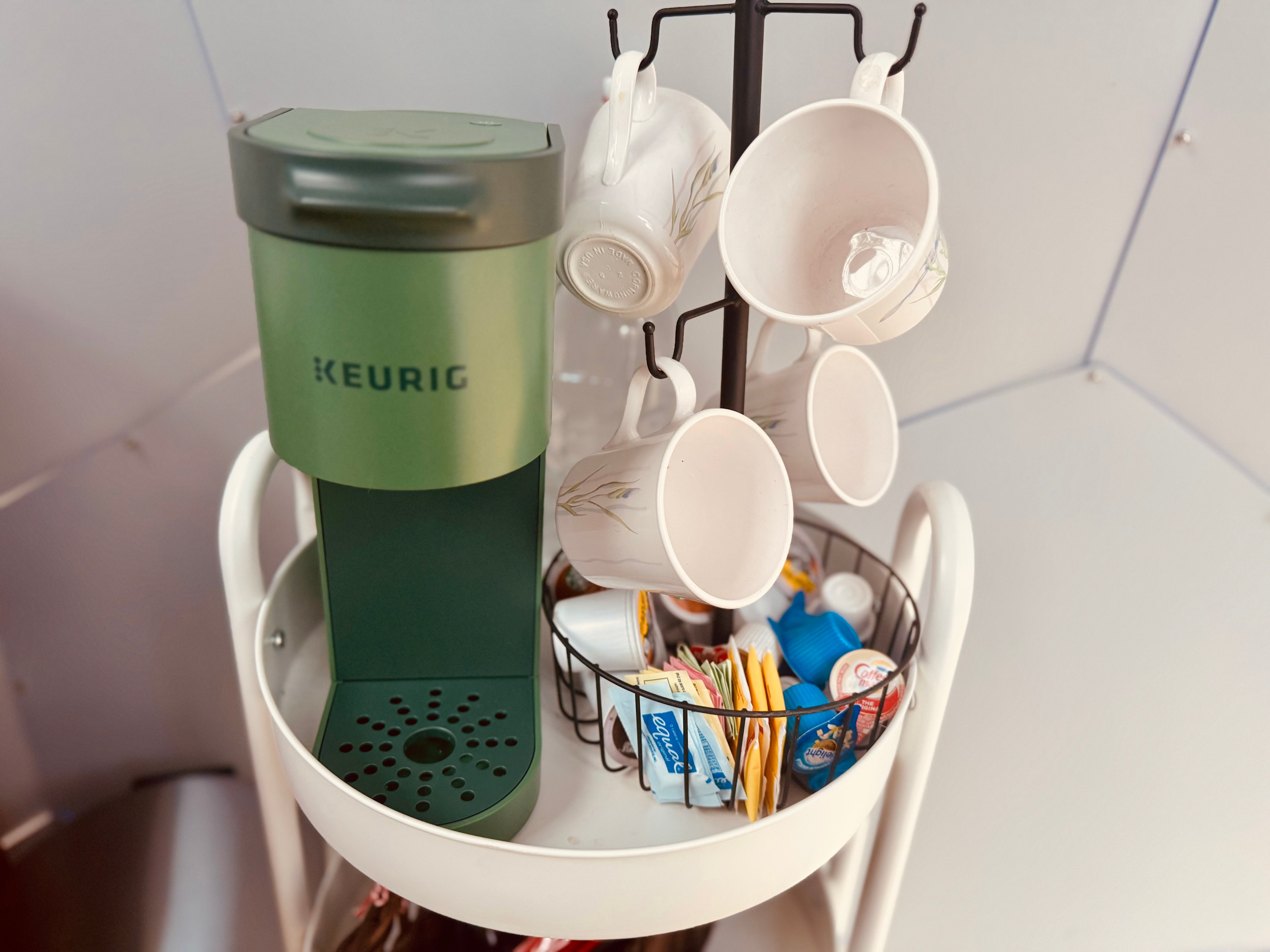 Coffee and tea are on us! Electricity is supplied by our gas generator set back off the path to allow for the most reduction of noise. 