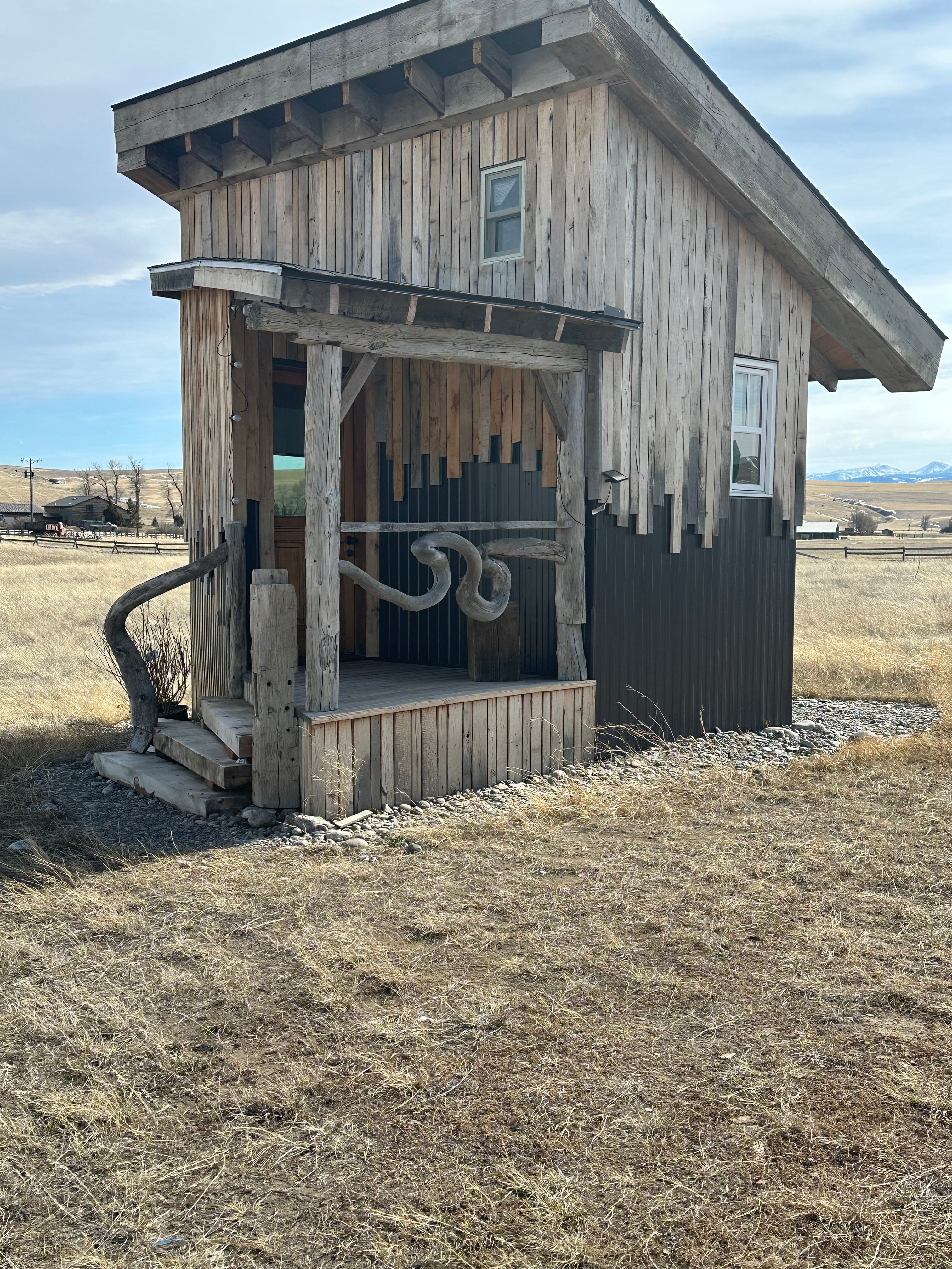 Madison River tiny house/camp site