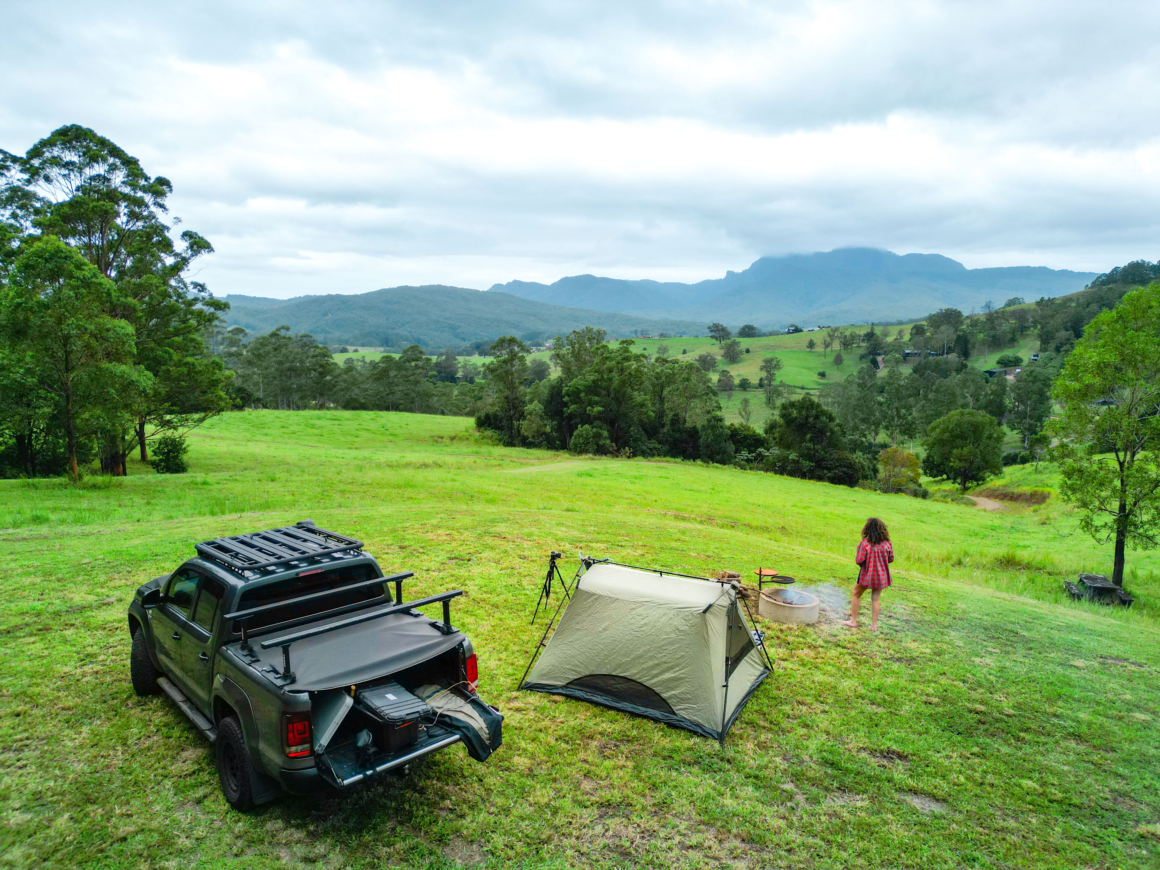 fantastic views fron the large camping area