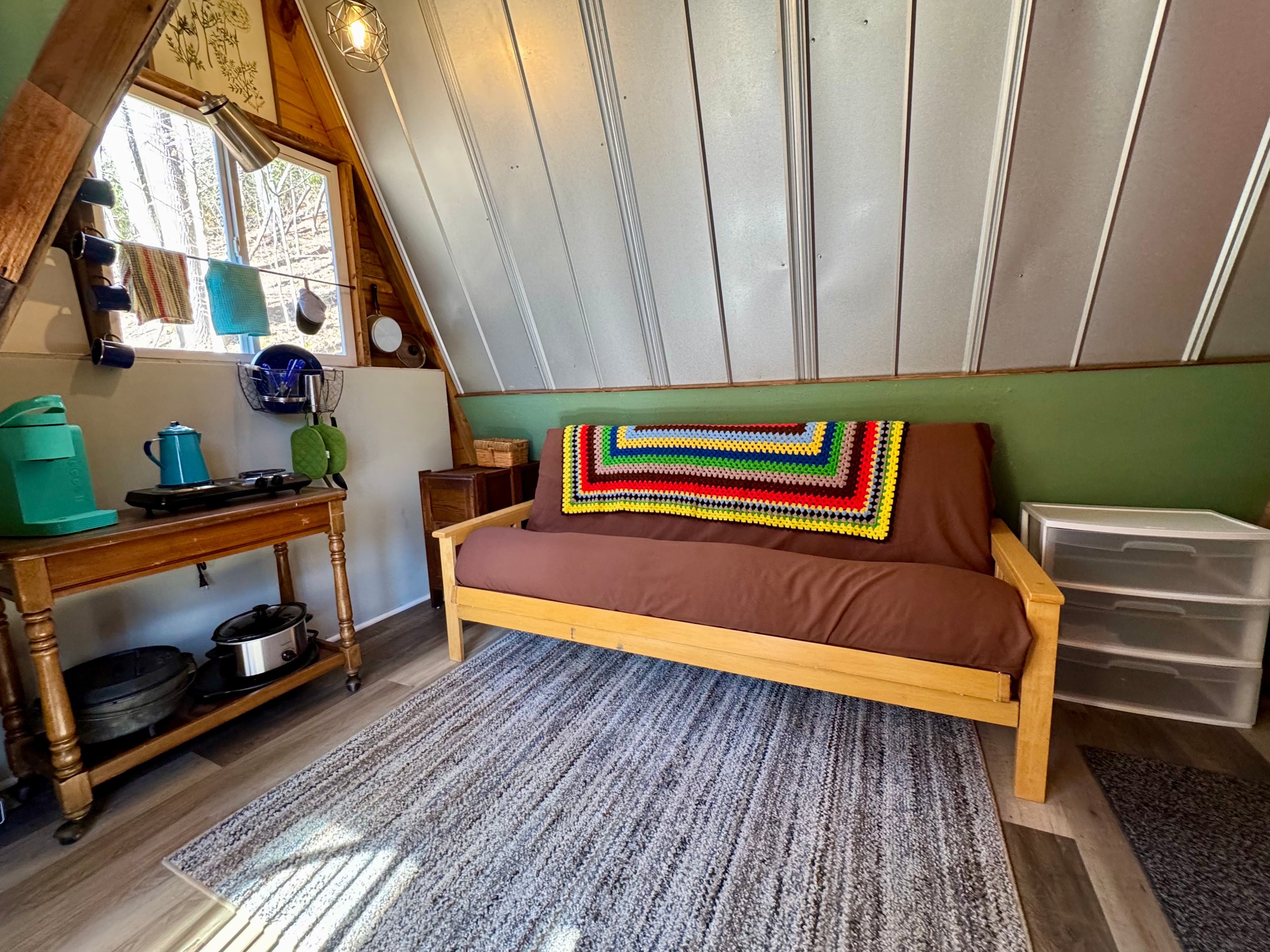 A Tiny A-Frame 15 acres creek front