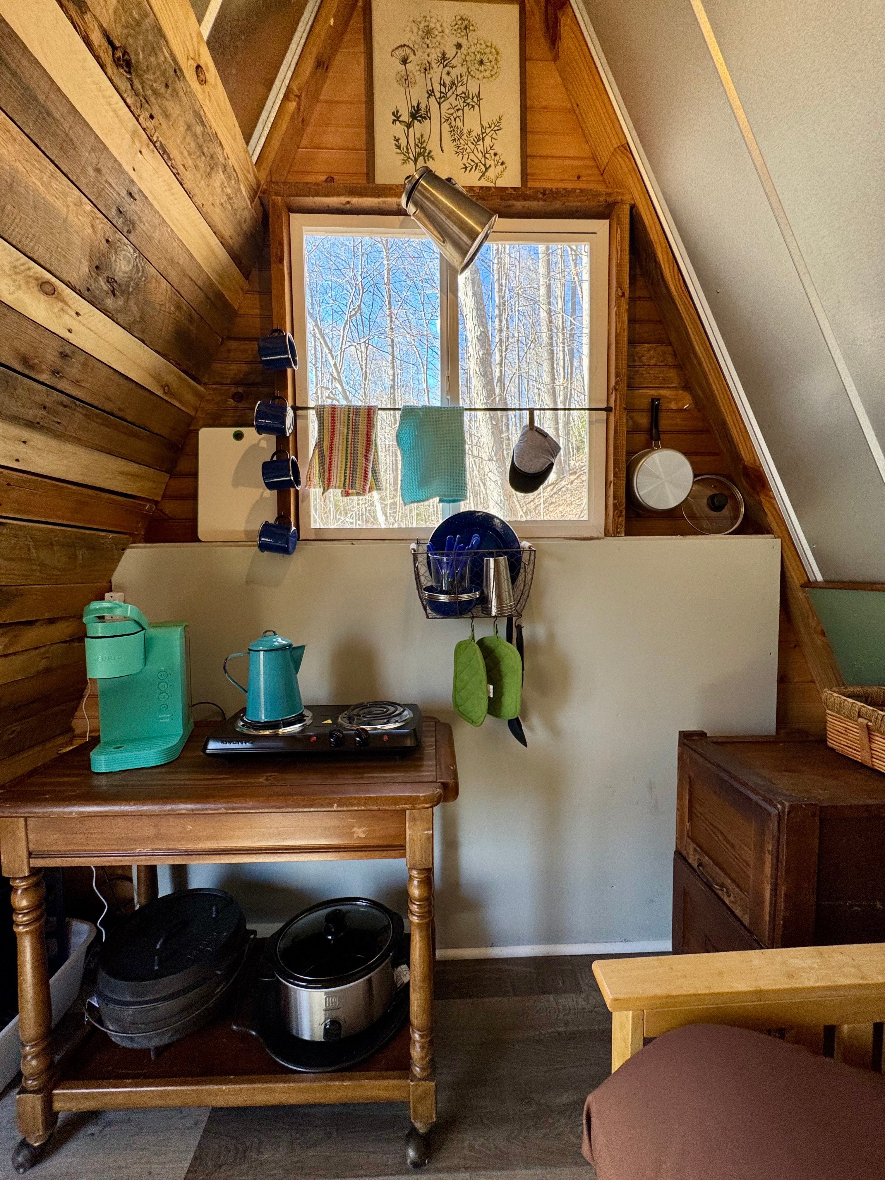 A Tiny A-Frame 15 acres creek front