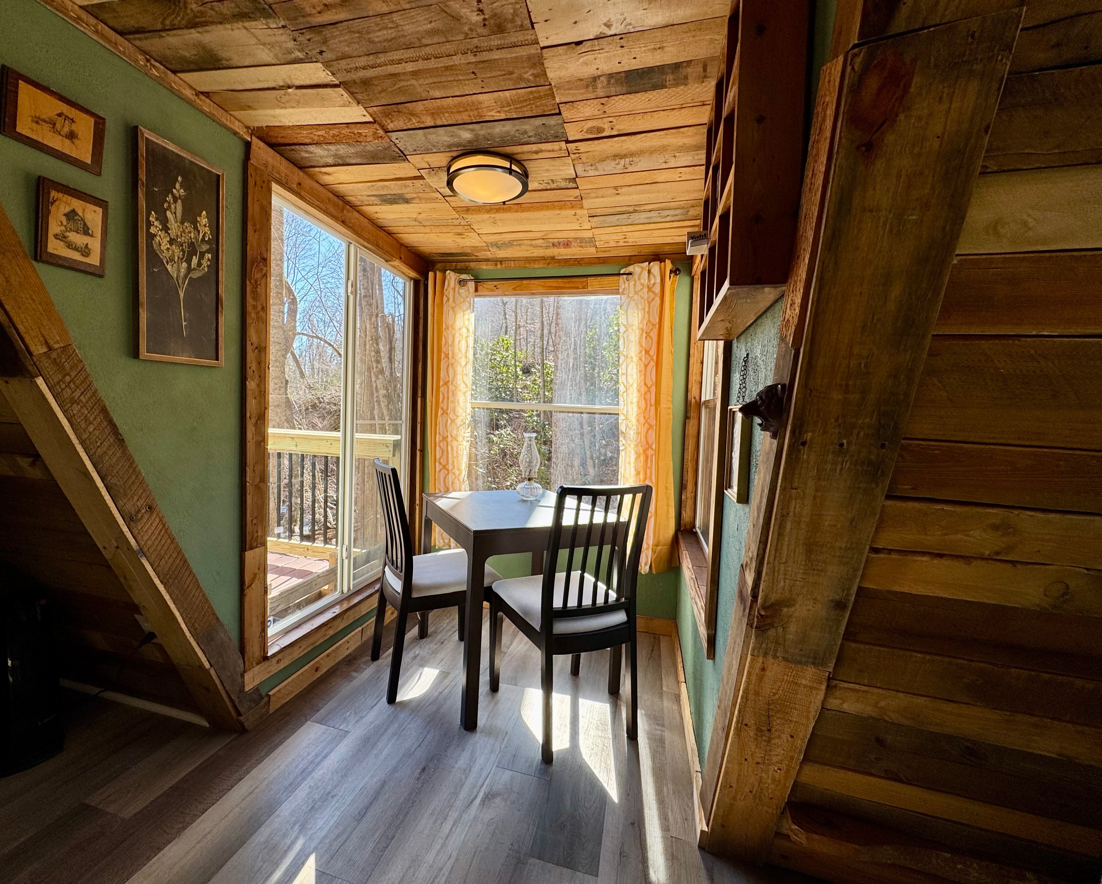 A Tiny A-Frame 15 acres creek front