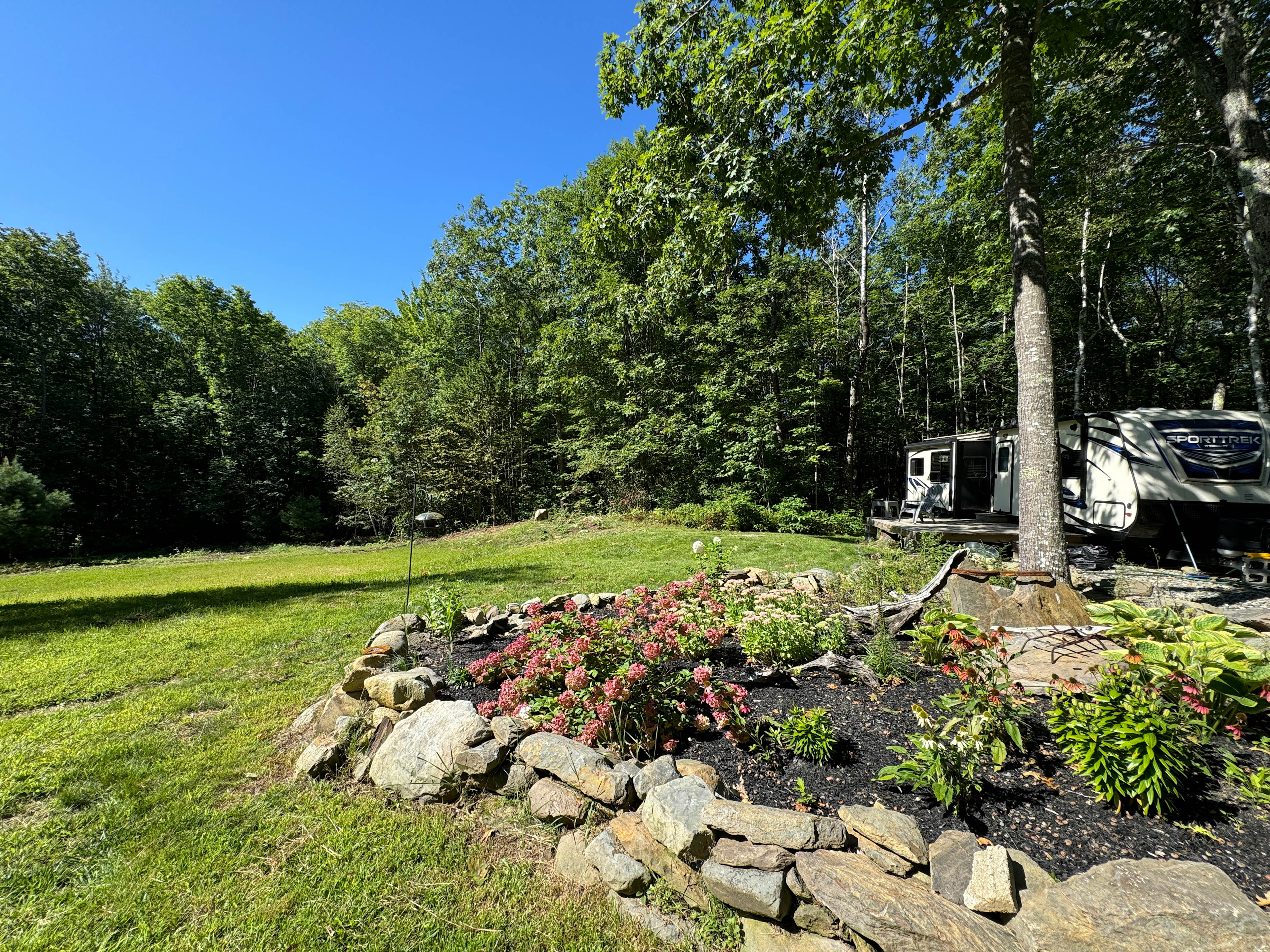 Secluded Center Pond RV Site