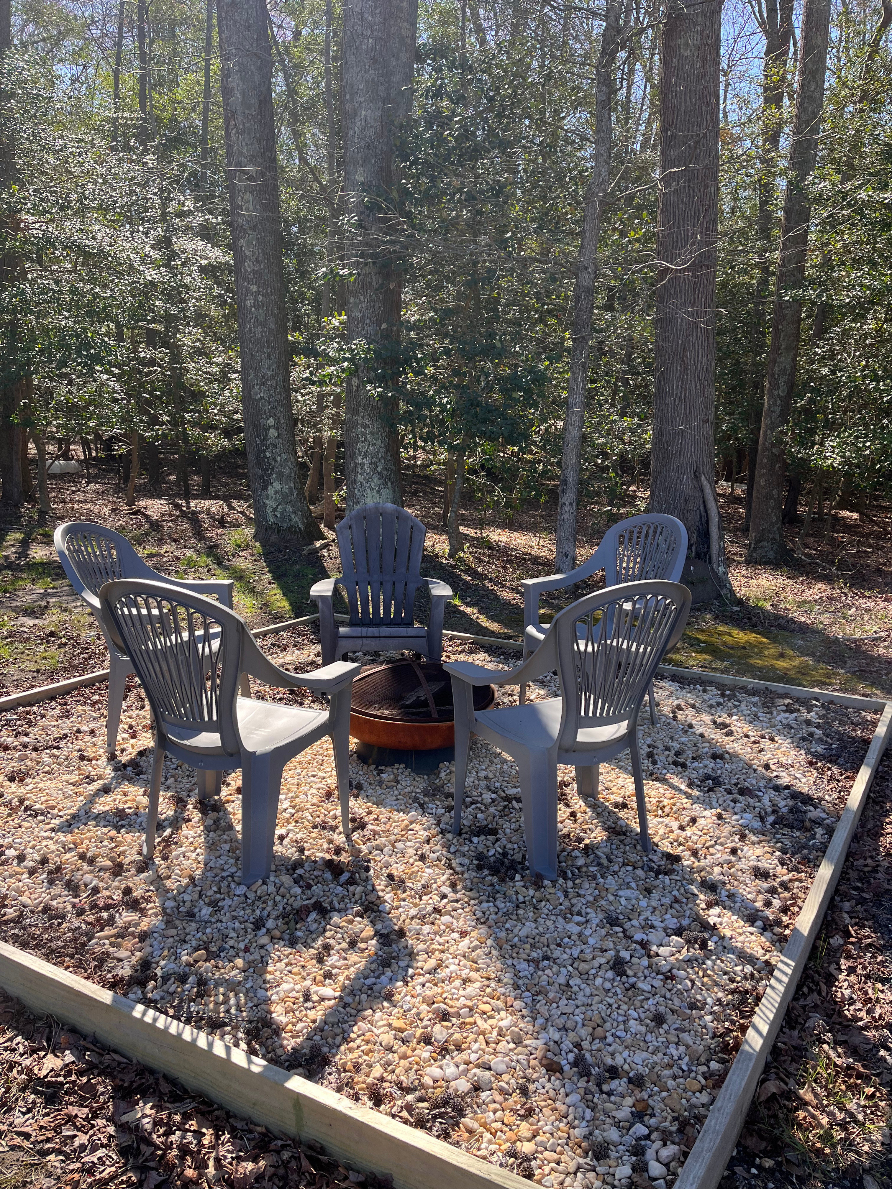 Private camp on horse farm