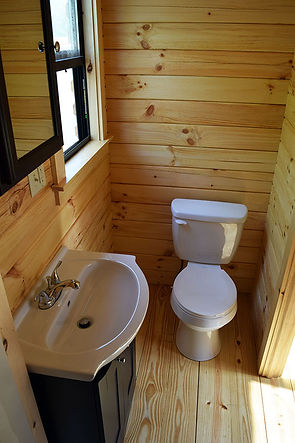 12x22 Cabin With 6' Porch Two Room Deluxe Log Cabin