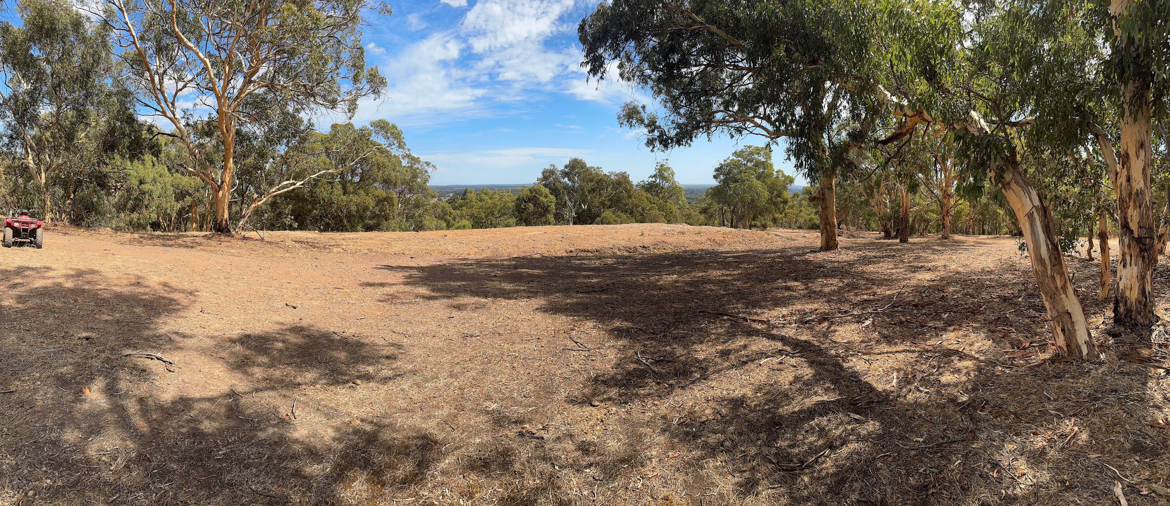 Wide open space to set up camp amongst the tree tops