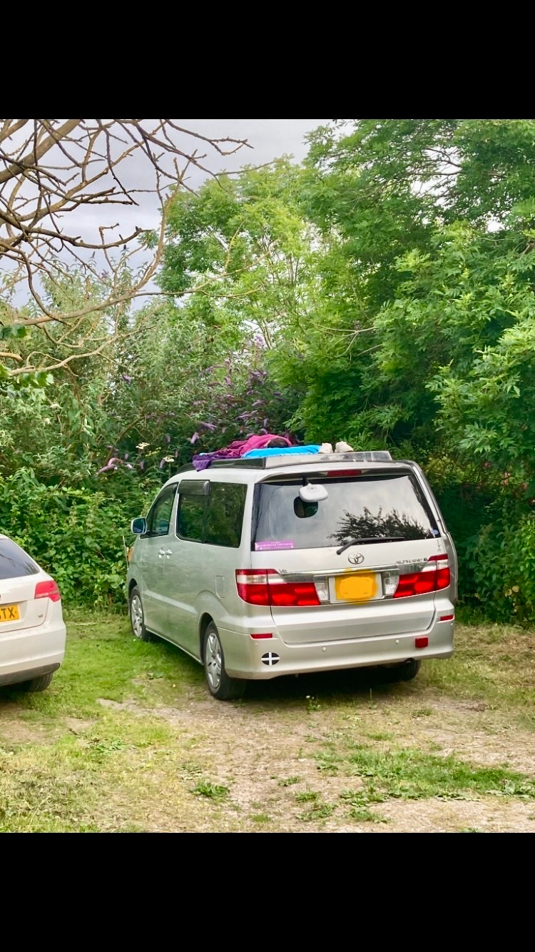 Jasmine pitch - Toyota alphard and Audi for park up size comparison 