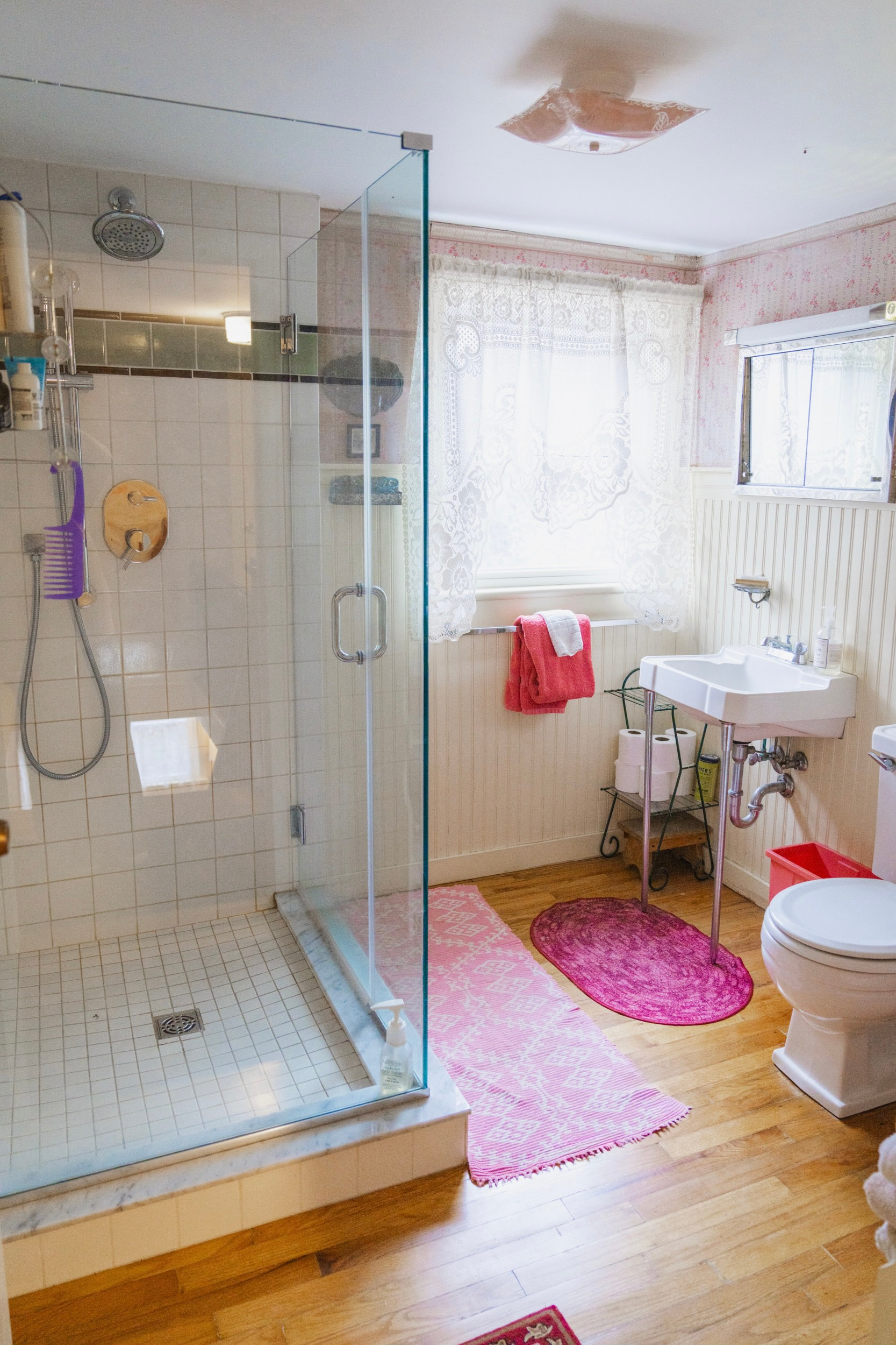 Bathroom 1 with stand up shower.