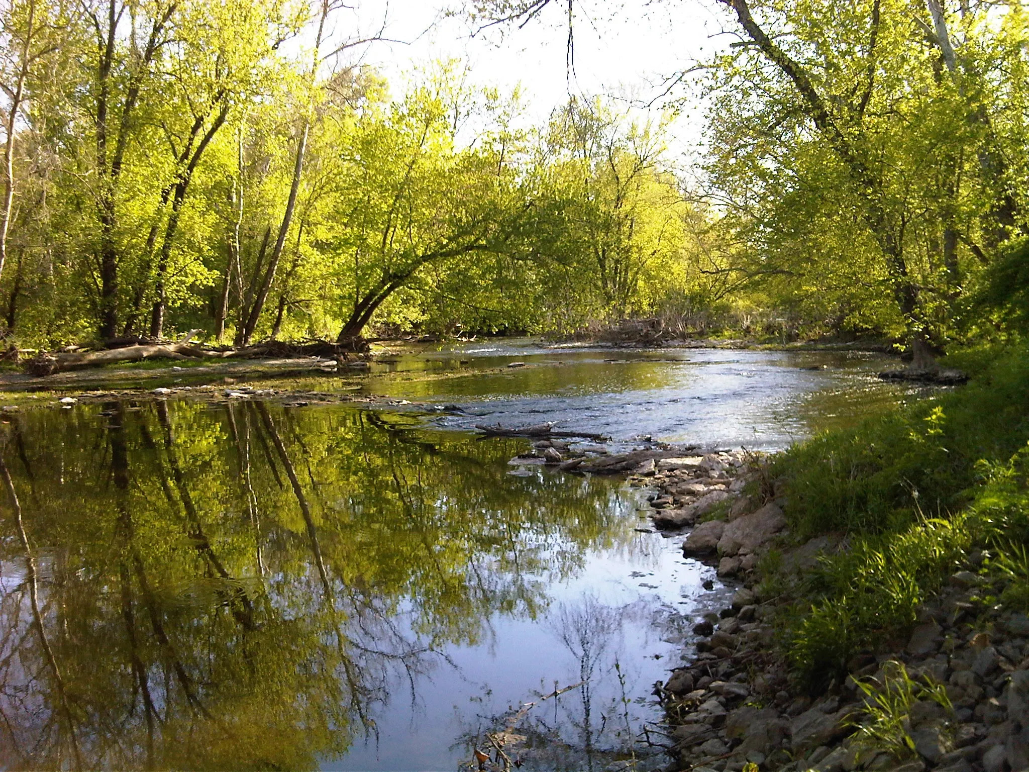 River Side Camp On Working Ranch